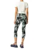 Tropical Essential Denim Capri sold by HUE