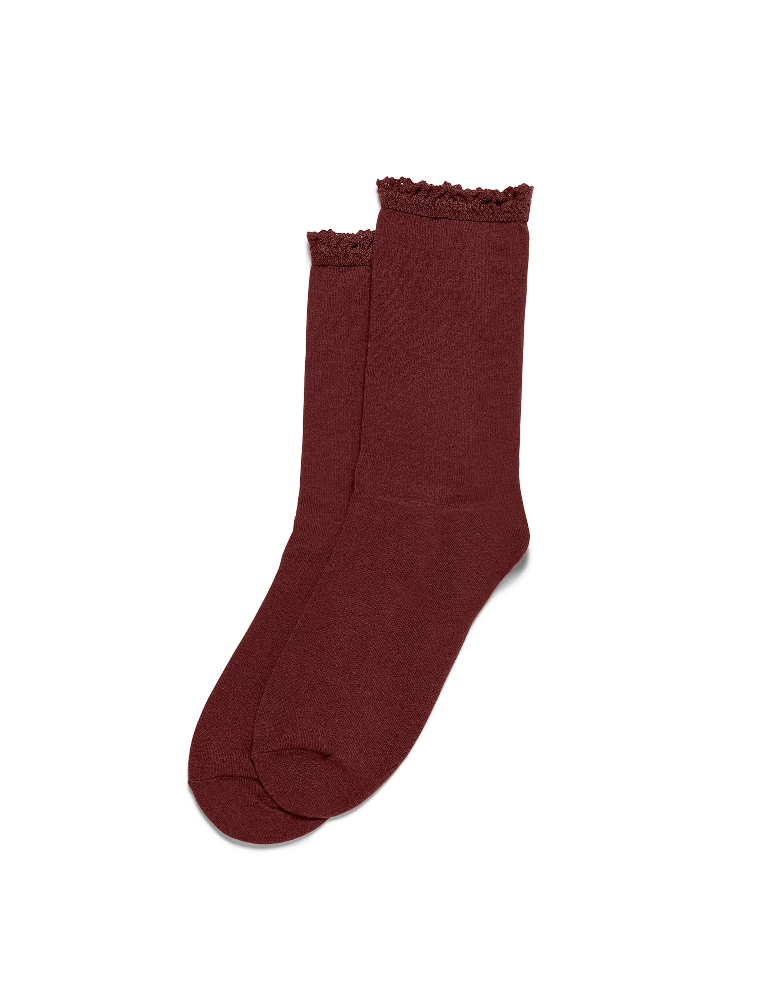Lace Trim Sock sold by HUE