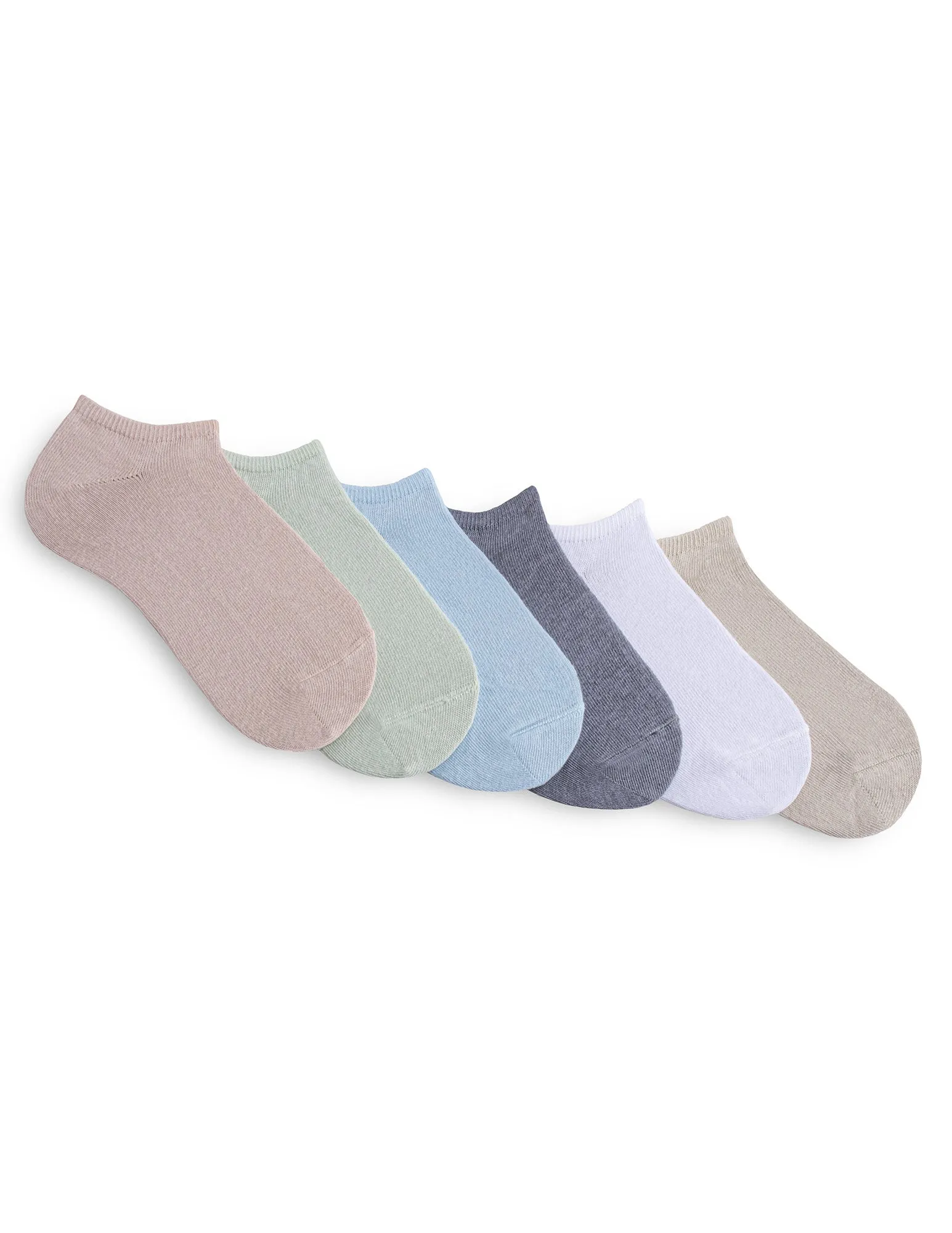 Cotton No Show Liner Socks 6 pack sold by HUE