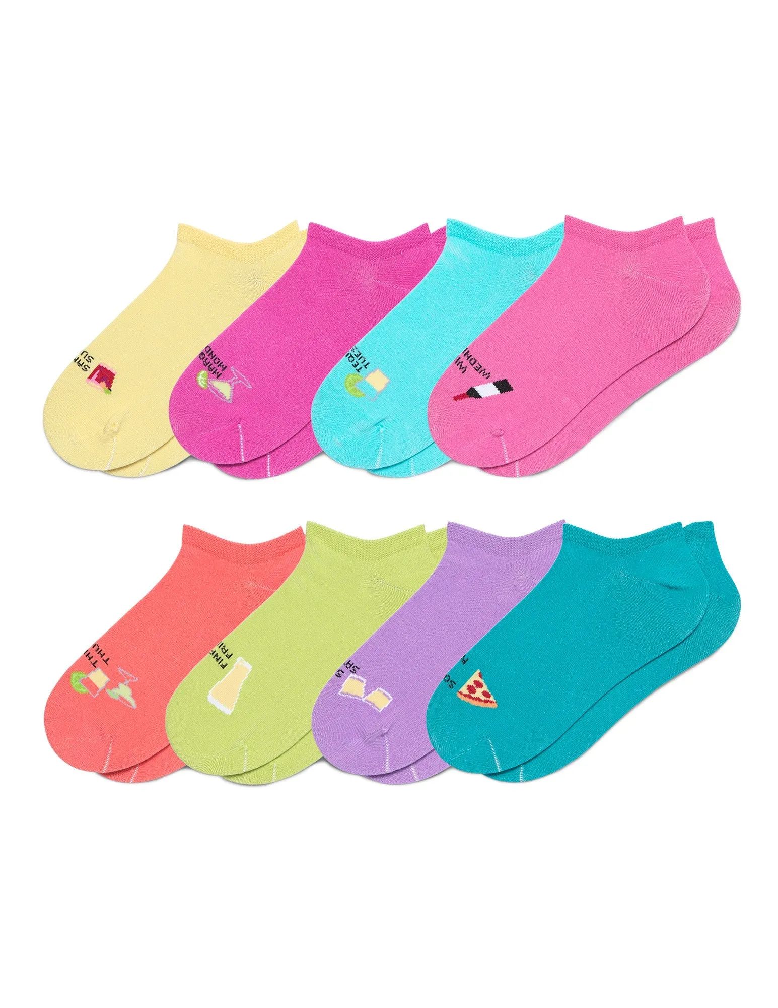 No Show Sock 8 Pair Pack sold by HUE