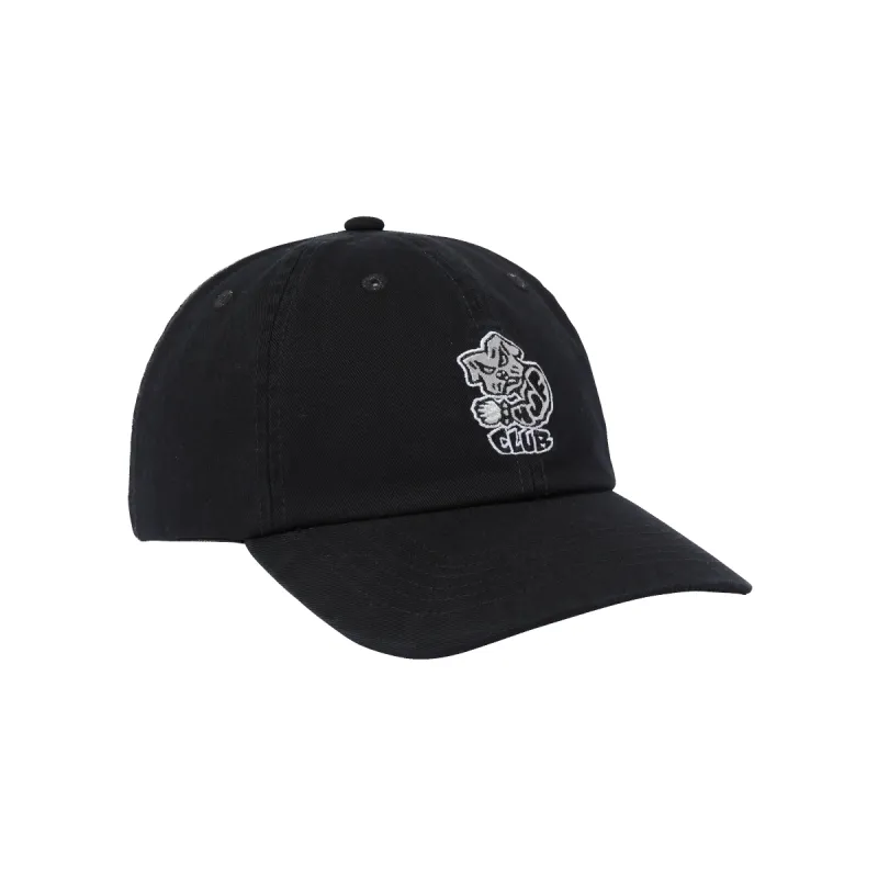 HUF Club 6-Panel Curved Visor Strapback Hat sold by HUF