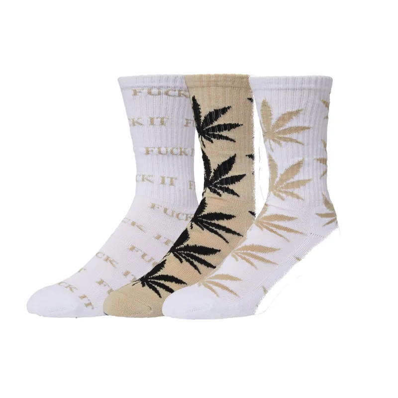 Fuck It Plantlife 3-Pack Sock sold by HUF
