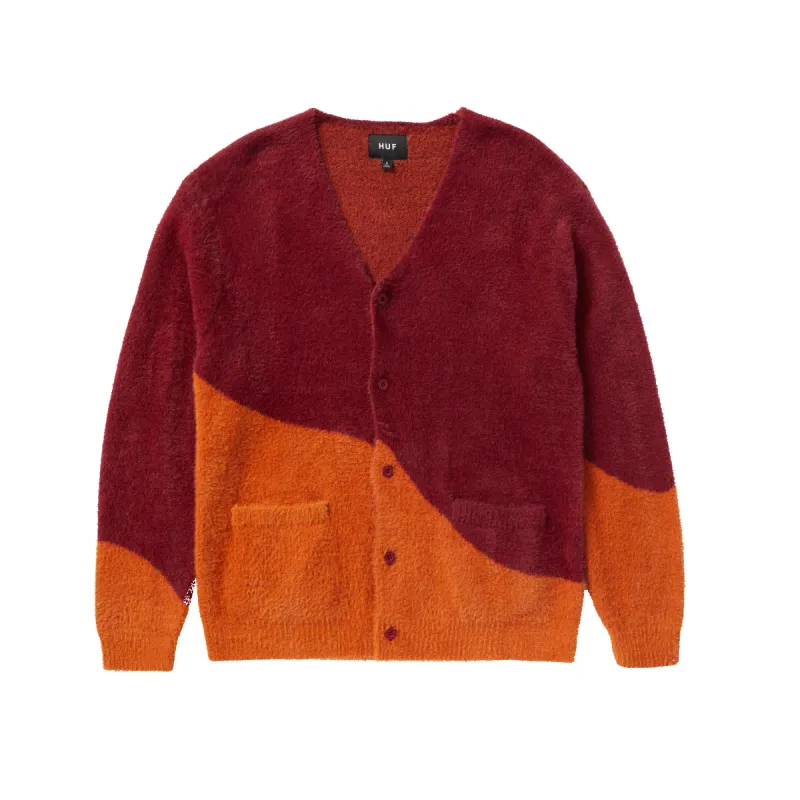 Merged Cardigan sold by HUF