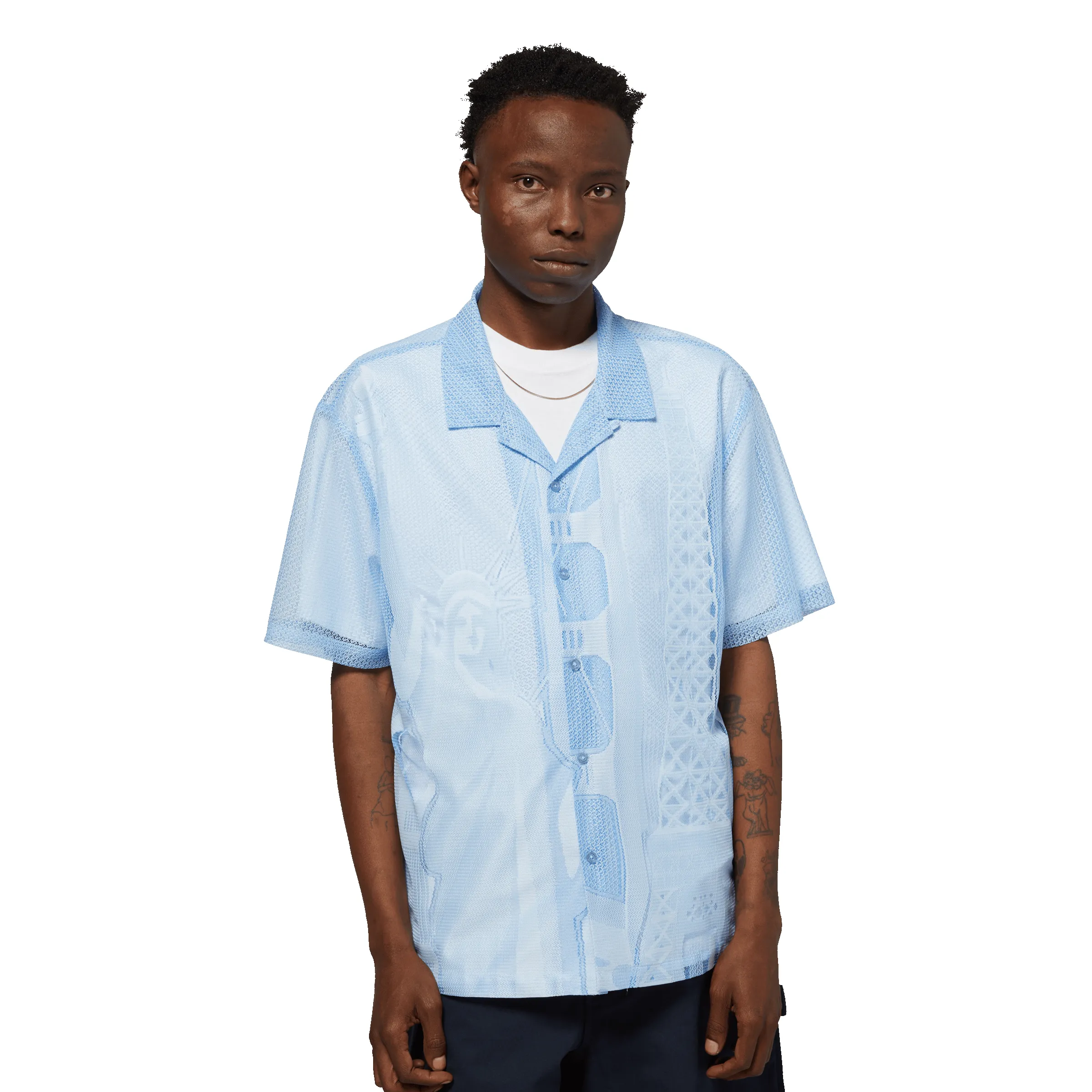 World Tour Lace Shirt sold by HUF product image thumbnail 4