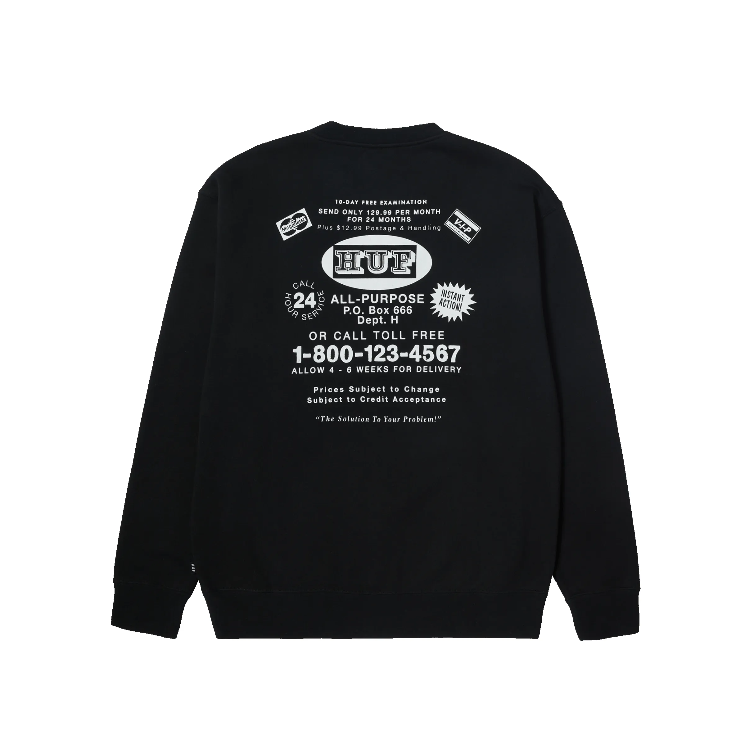 As Seen On Tv Crewneck Sweatshirt sold by HUF product image thumbnail 2