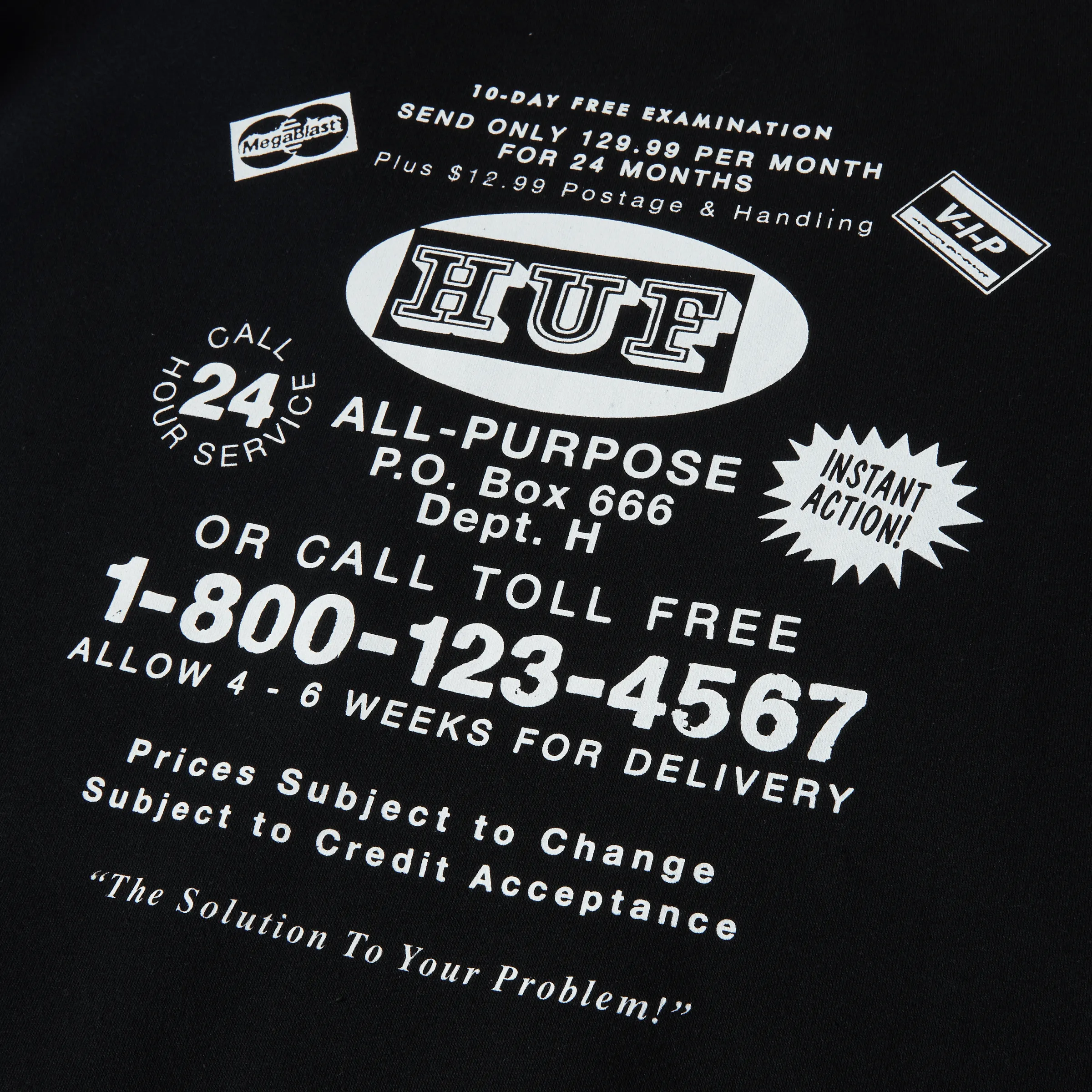 As Seen On Tv Crewneck Sweatshirt sold by HUF product image thumbnail 3