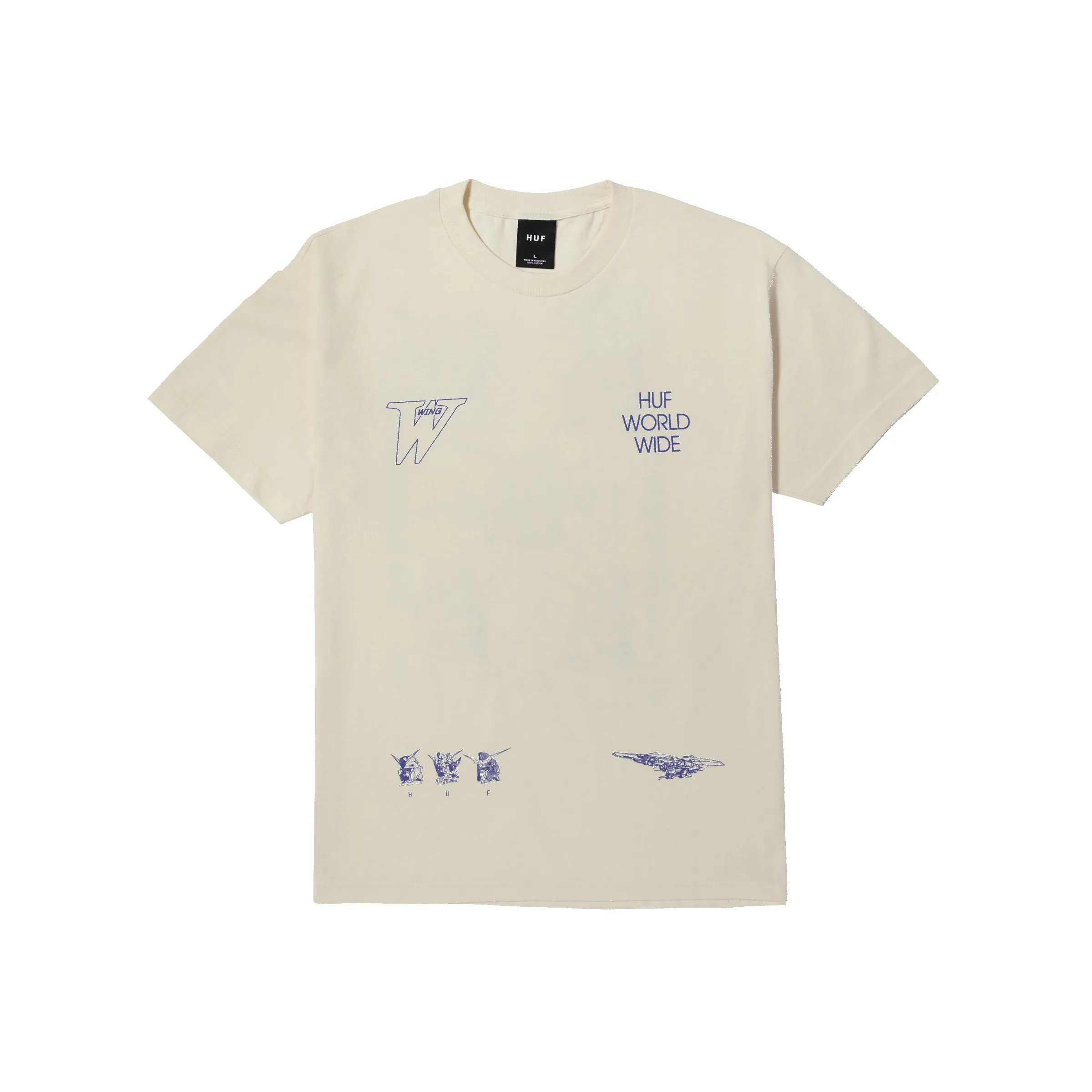 HUF x Gundam Wing Heads T-Shirt sold by HUF