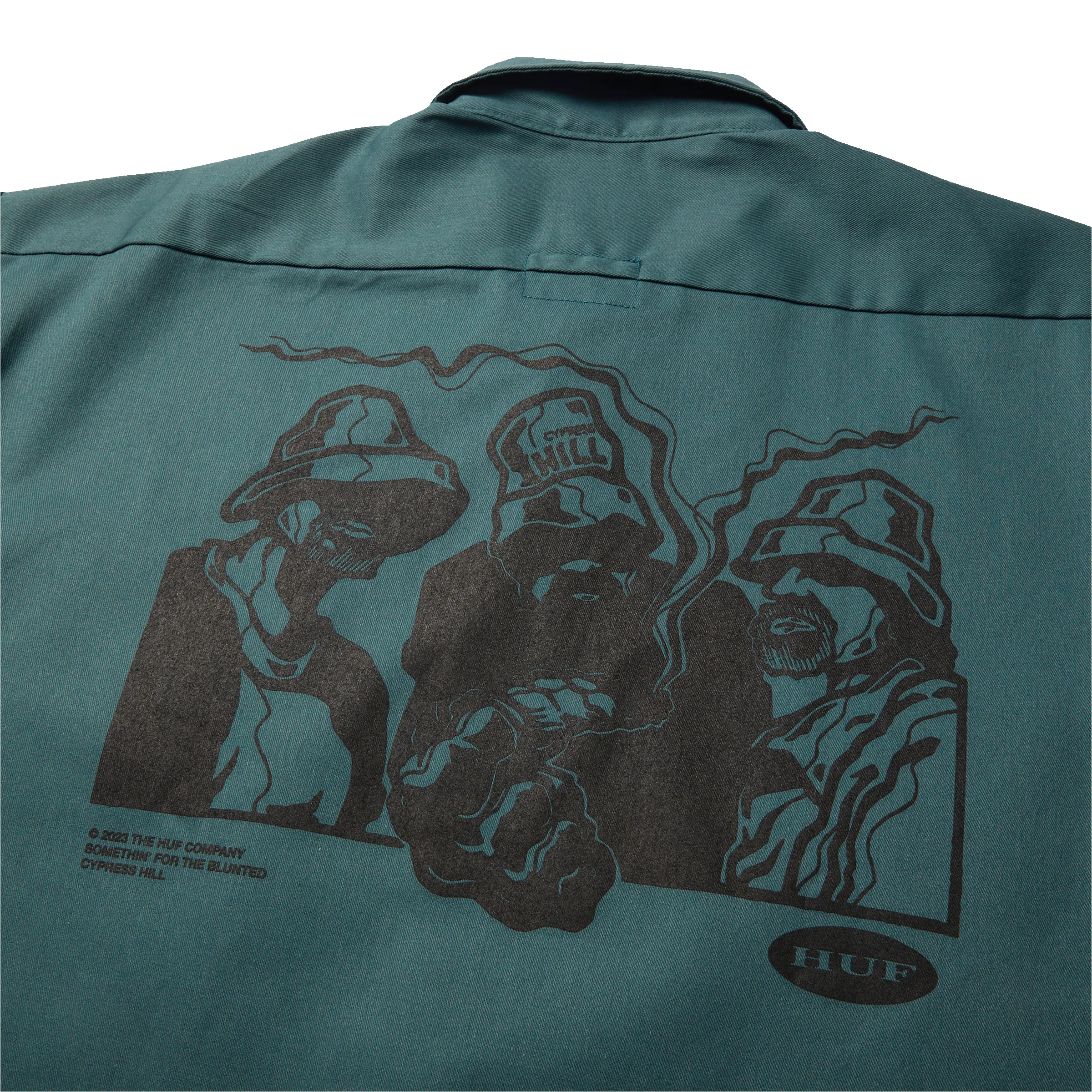 HUF x Cypress Hill Stoned Work Shirt sold by HUF product image thumbnail 4