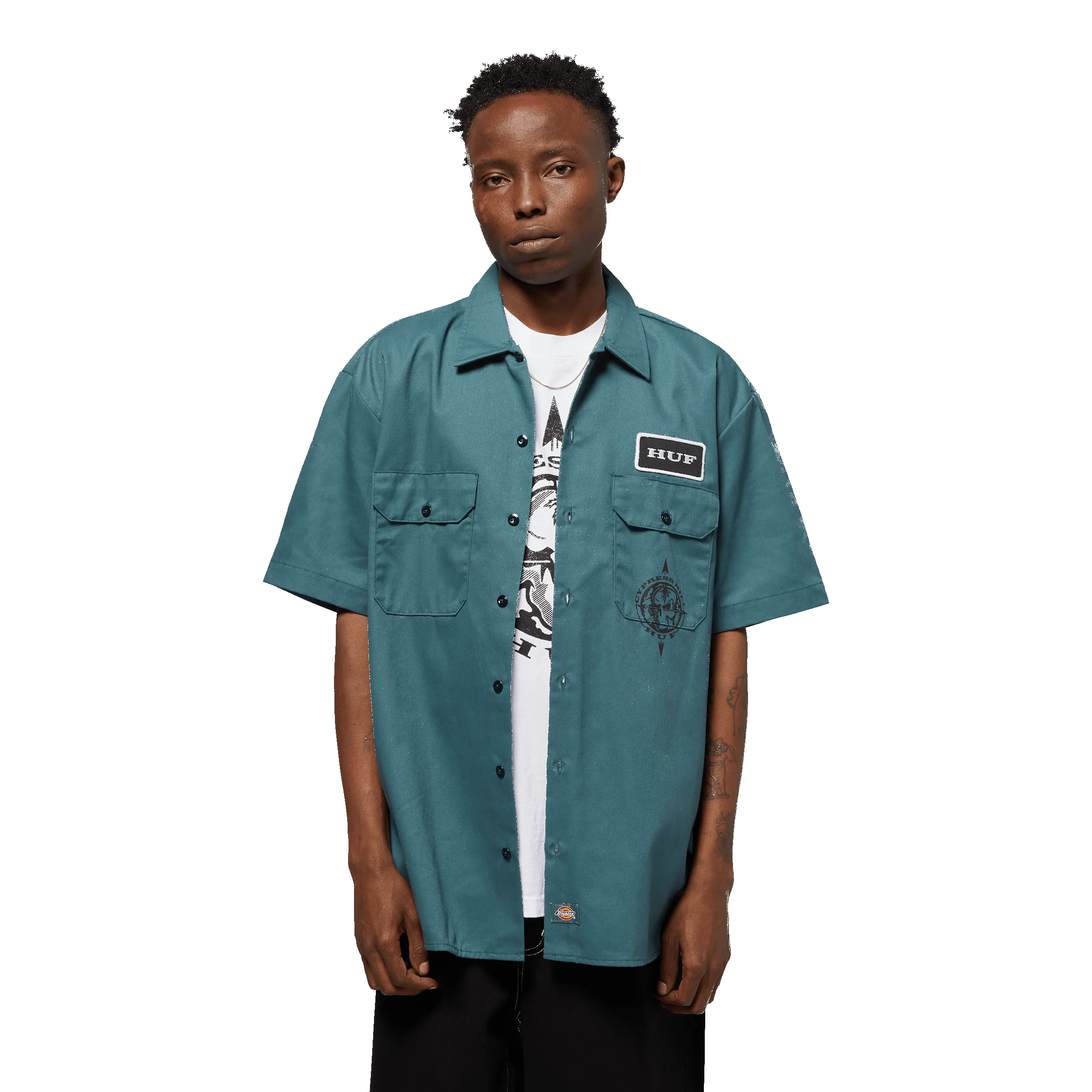 HUF x Cypress Hill Stoned Work Shirt sold by HUF product image thumbnail 5