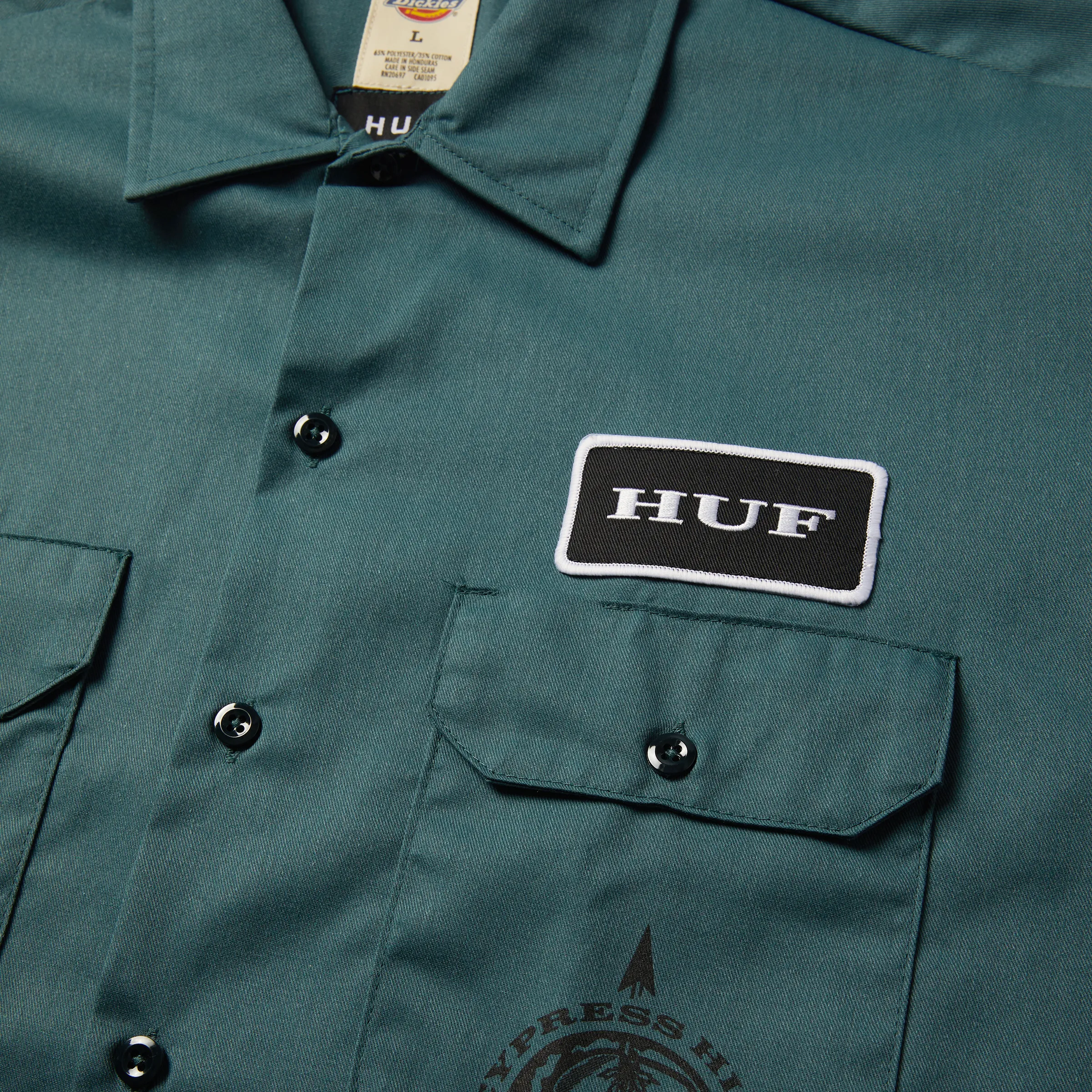 HUF x Cypress Hill Stoned Work Shirt sold by HUF product image thumbnail 3