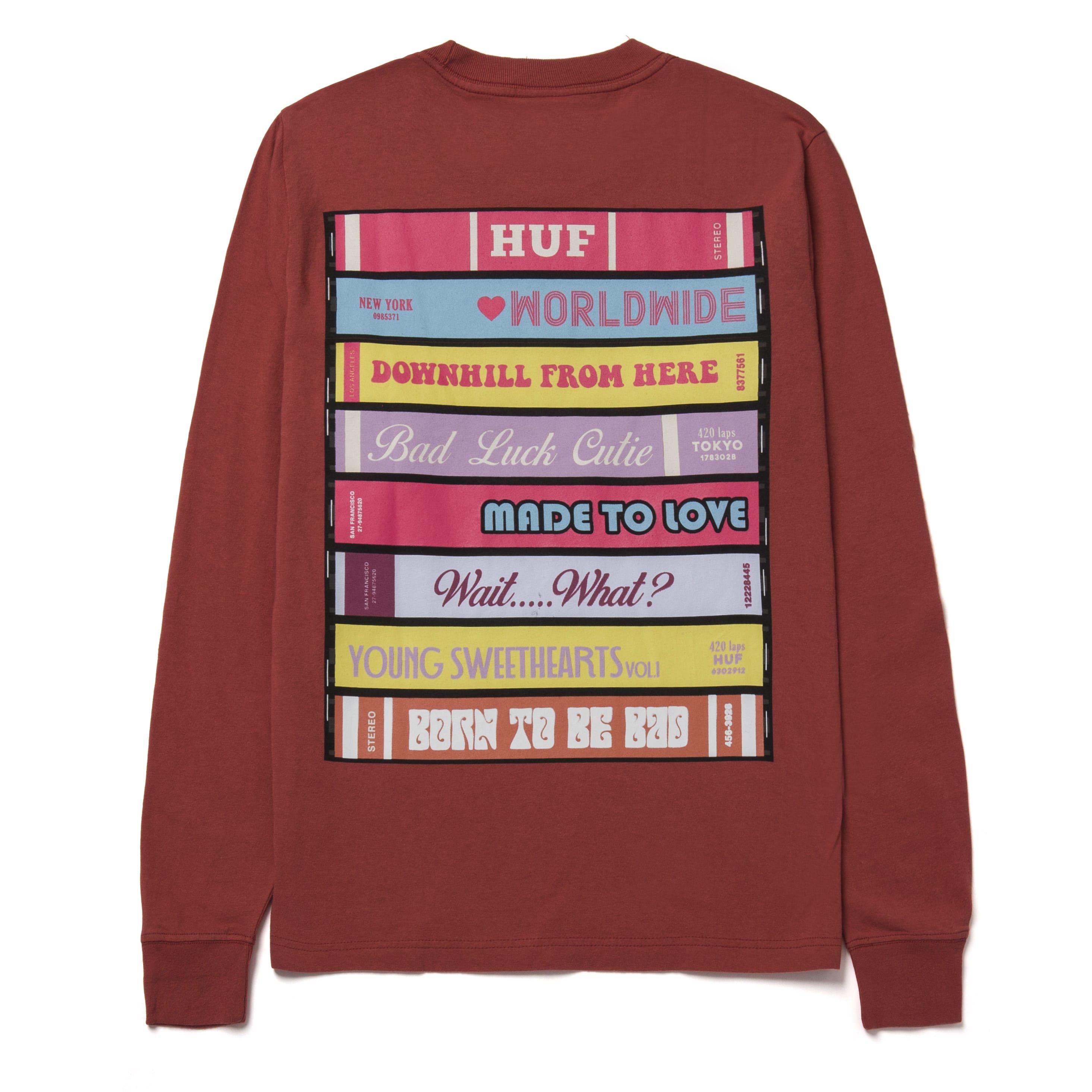 Love Mix Long Sleeve Relax Fit T-Shirt sold by HUF product image thumbnail 6