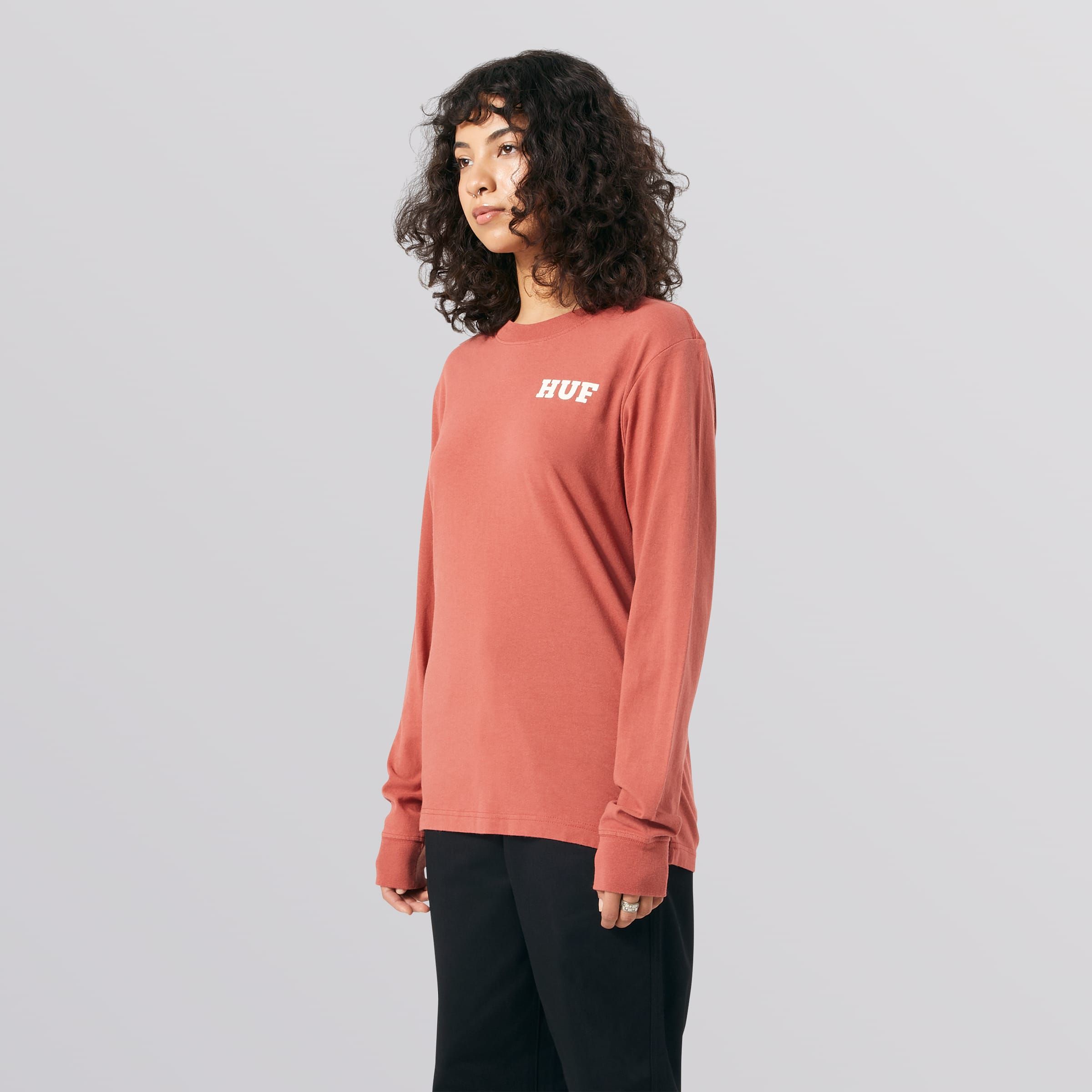 Love Mix Long Sleeve Relax Fit T-Shirt sold by HUF product image thumbnail 2