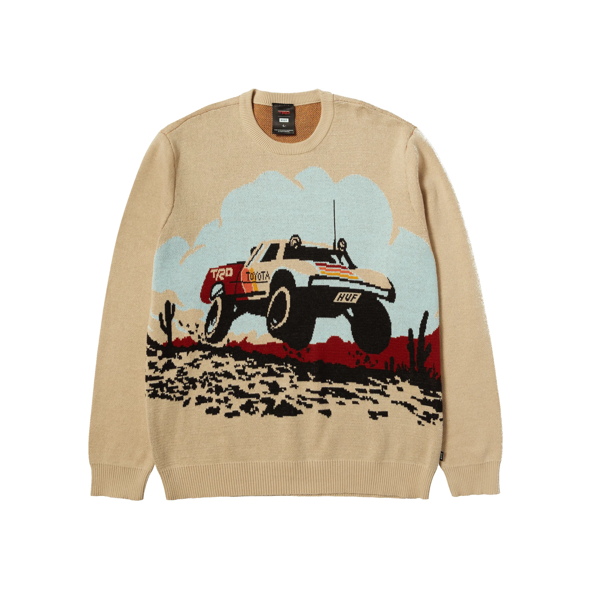 HUF x Toyota Baja Jacquard Sweater | Parallel