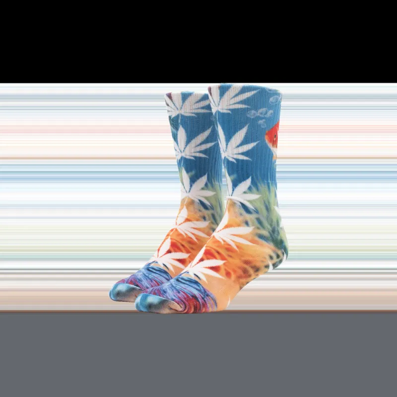 Submerged Digital Plantlife Sock sold by HUF