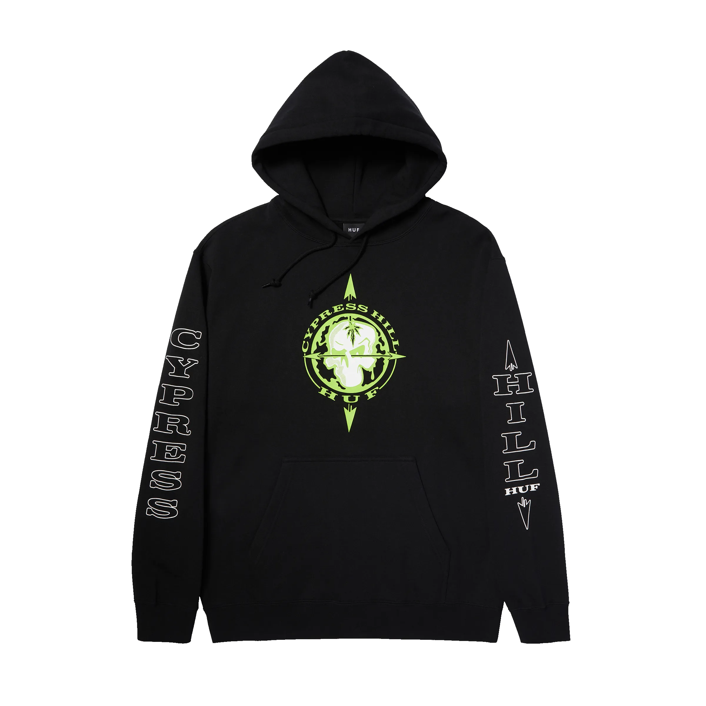 HUF x Cypress Hill Blunted Compass Pullover Hoodie sold by HUF product image thumbnail 2