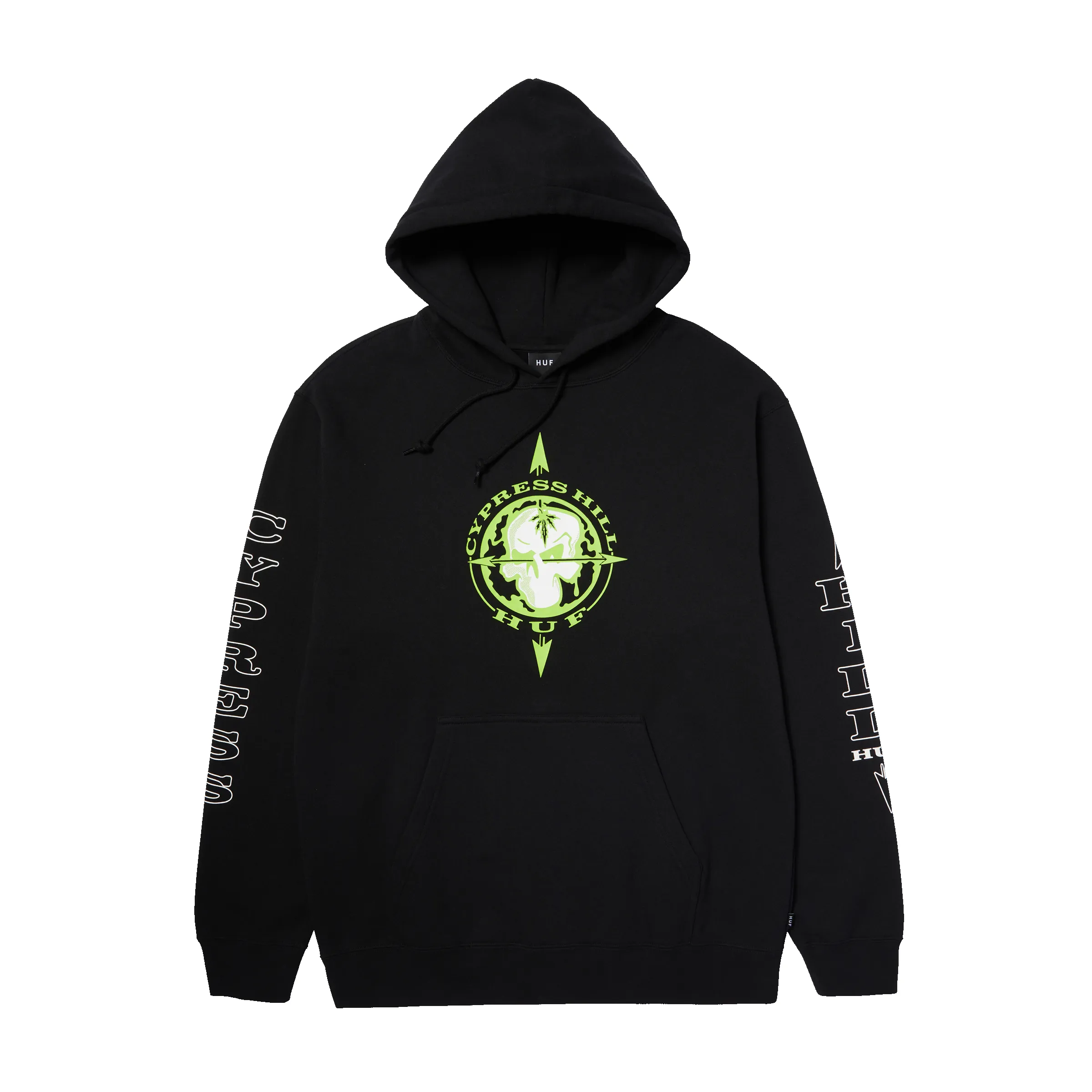 HUF x Cypress Hill Blunted Compass Pullover Hoodie sold by HUF