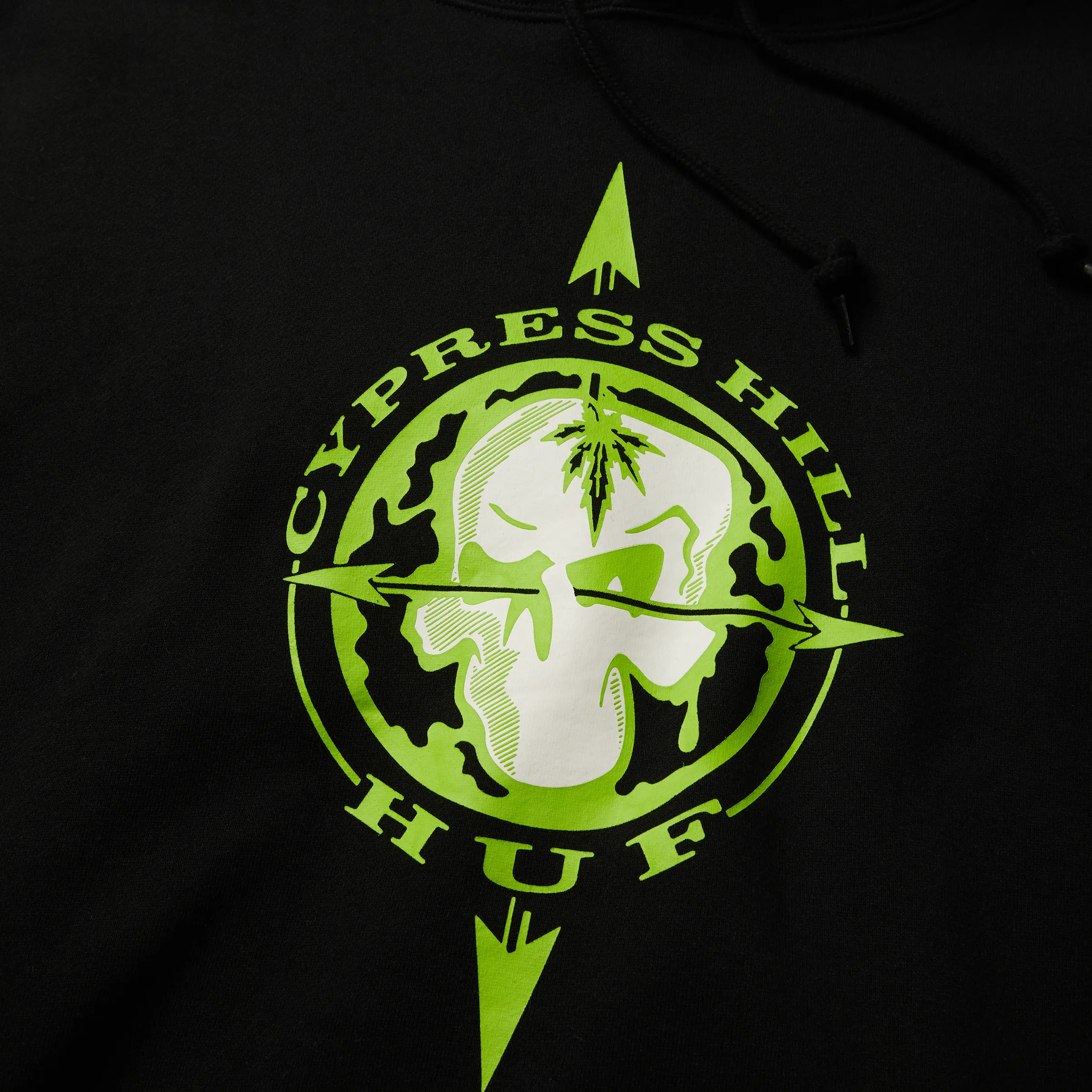 HUF x Cypress Hill Blunted Compass Pullover Hoodie sold by HUF product image thumbnail 4