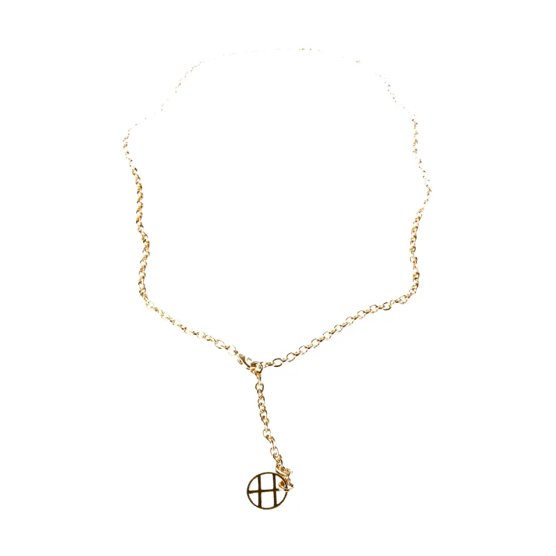 Circle H Necklace made by HUF