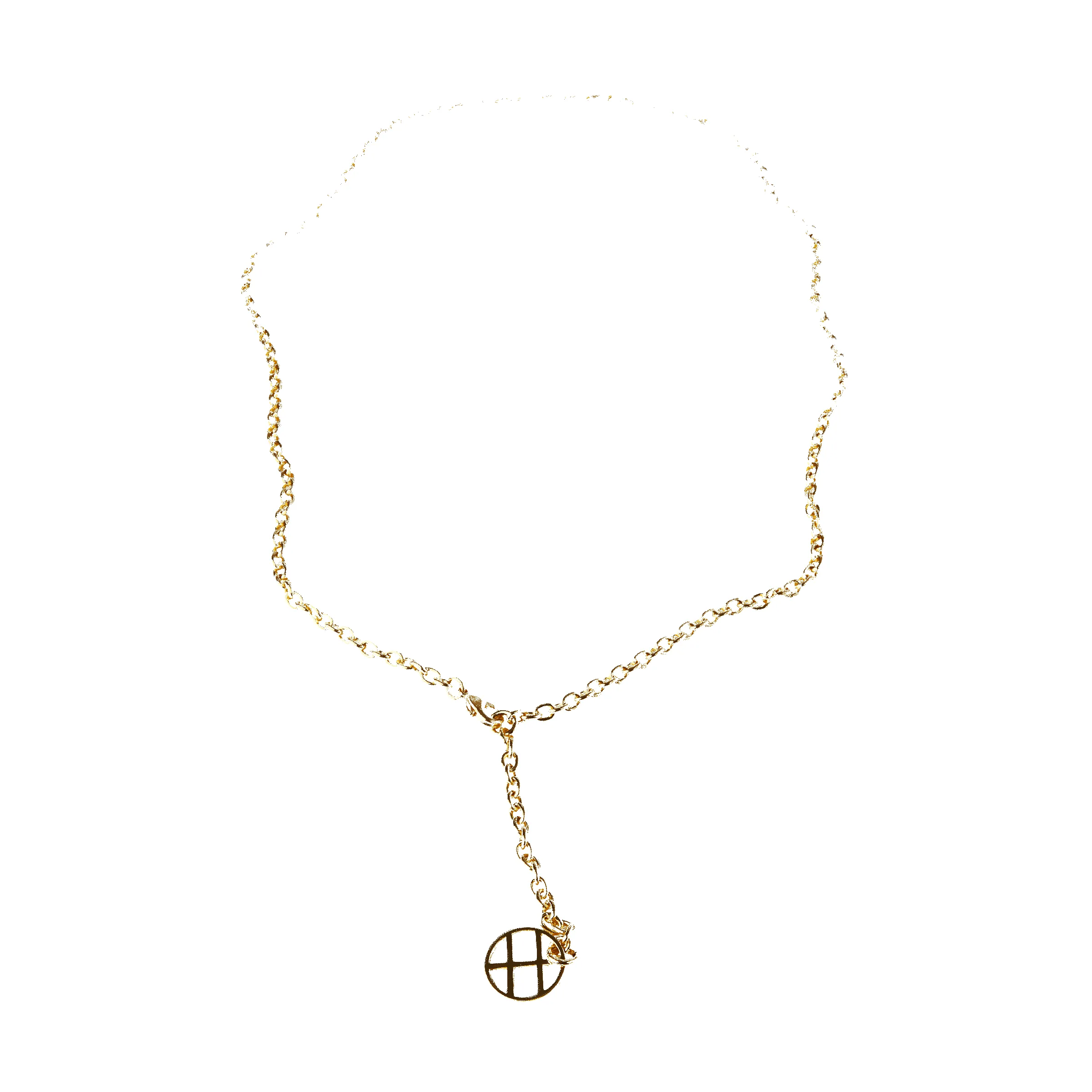 Circle H Necklace sold by HUF