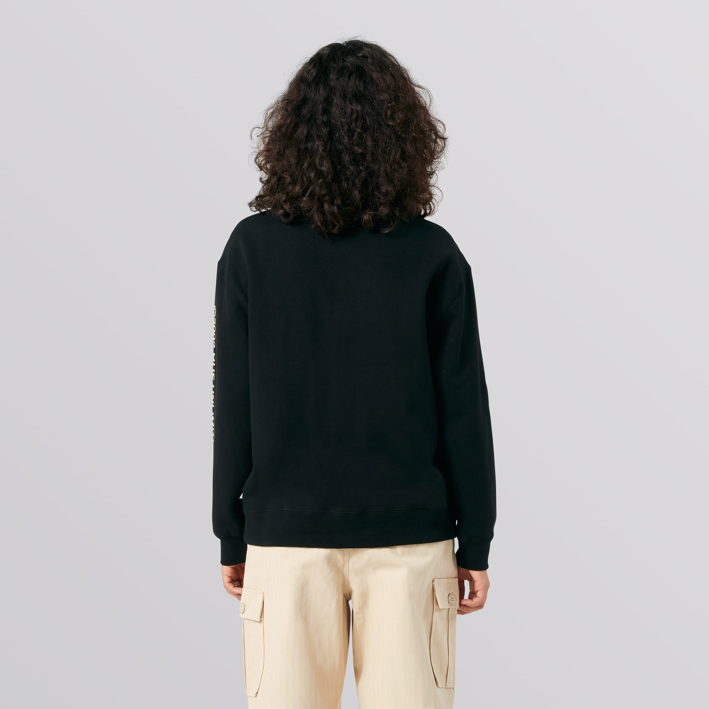 Italicized Crewneck Sweatshirt sold by HUF product image thumbnail 3