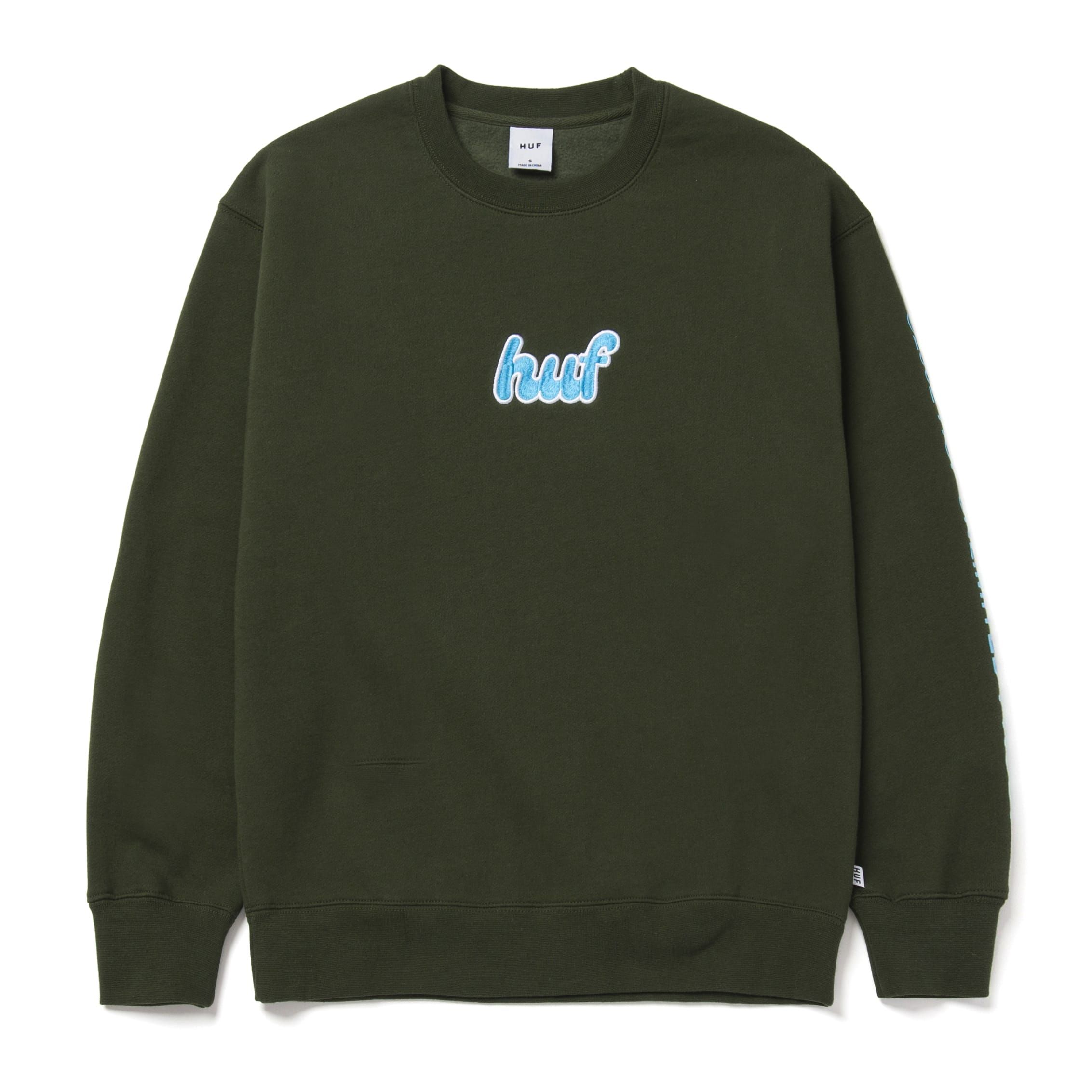 Italicized Crewneck Sweatshirt sold by HUF product image thumbnail 10