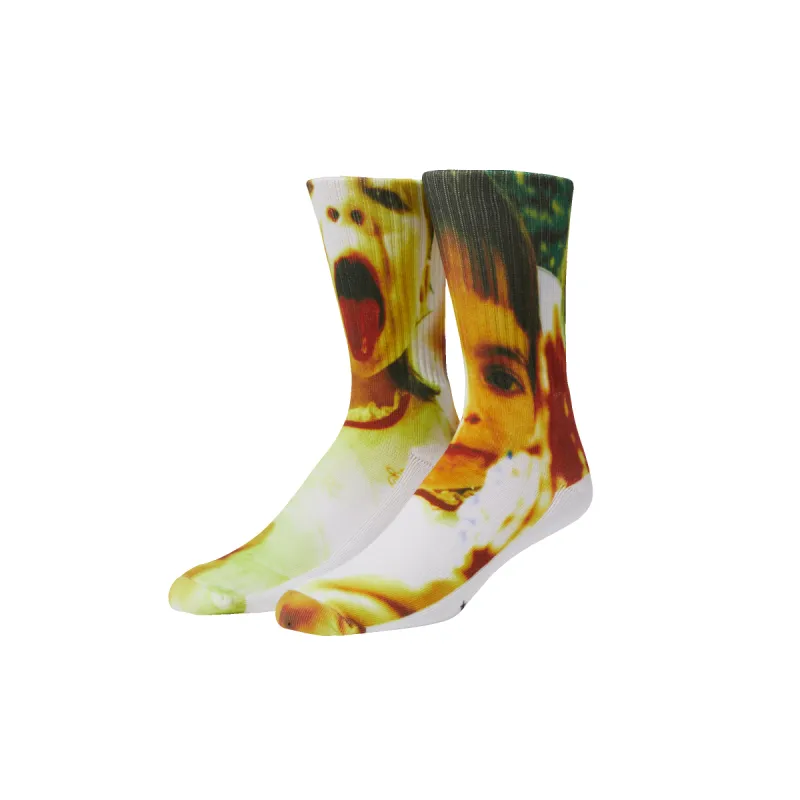 HUF x Smashing Pumpkins Rocket Crew Sock sold by HUF