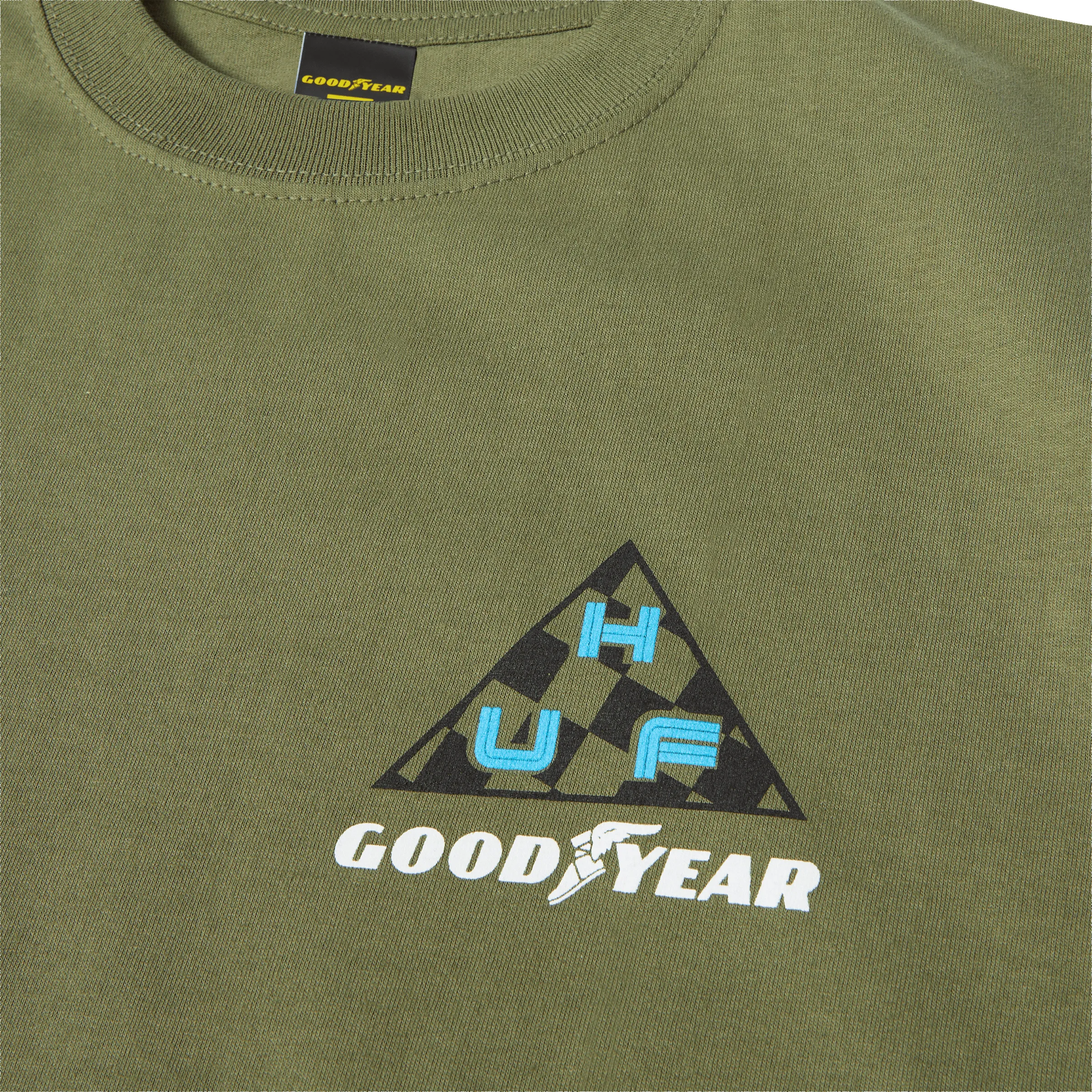 HUF x Goodyear Grand Prix Triple Triangle T-Shirt sold by HUF product image thumbnail 3