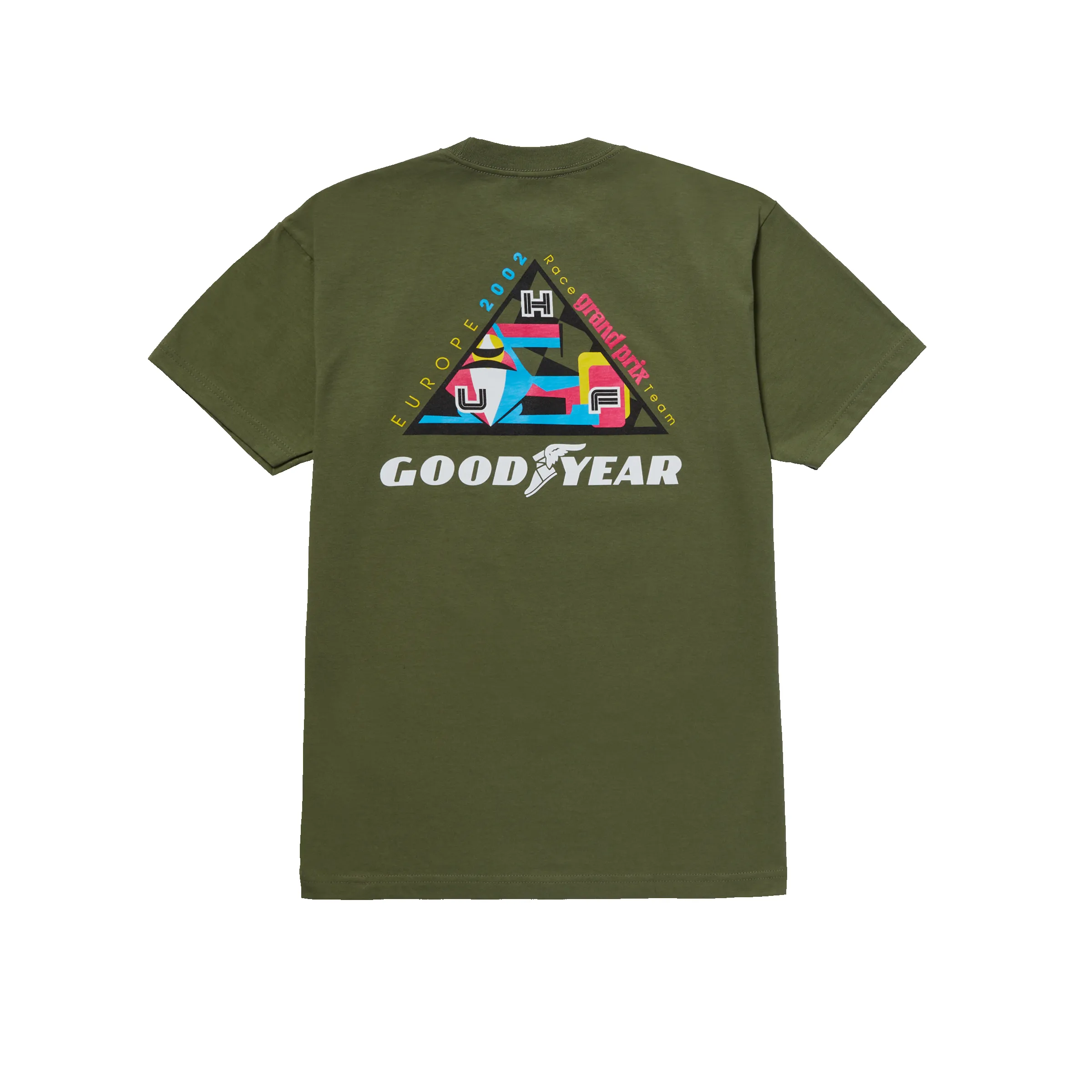 HUF x Goodyear Grand Prix Triple Triangle T-Shirt sold by HUF product image thumbnail 2