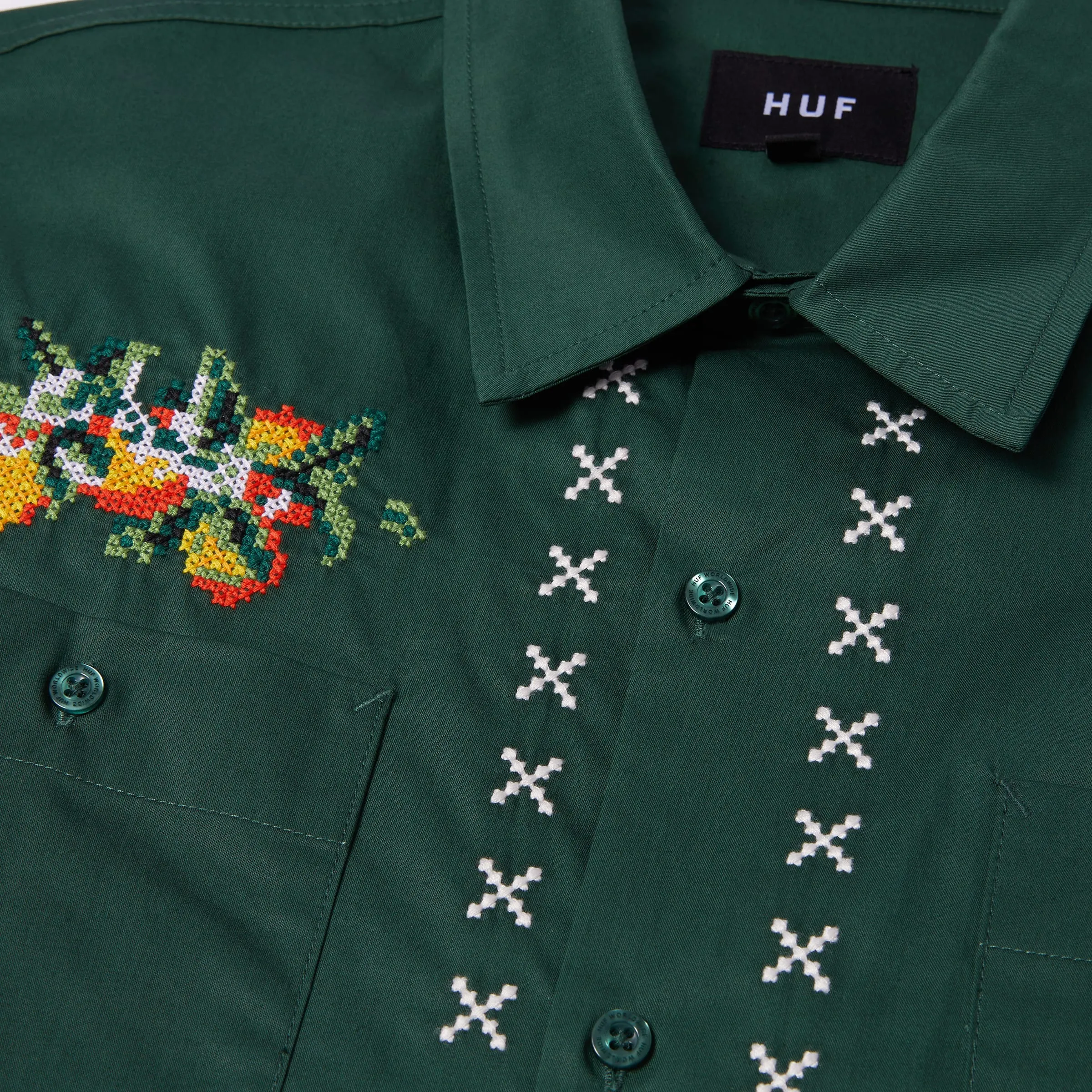 HUF x Midnight Organic Pomona Work Shirt sold by HUF product image thumbnail 3
