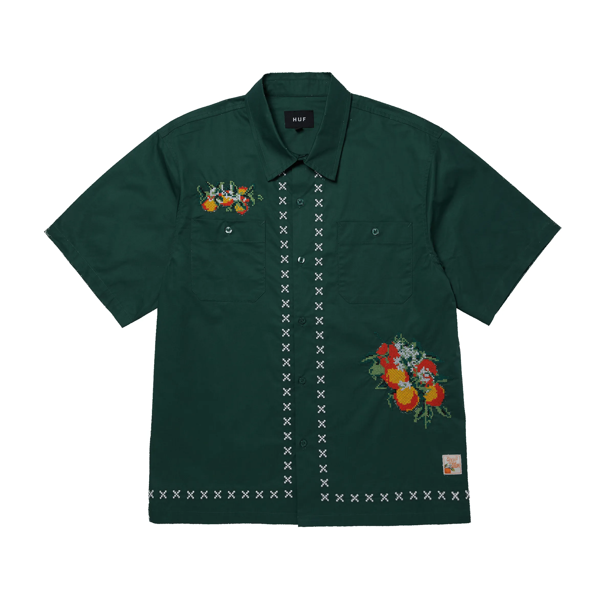 HUF x Midnight Organic Pomona Work Shirt sold by HUF