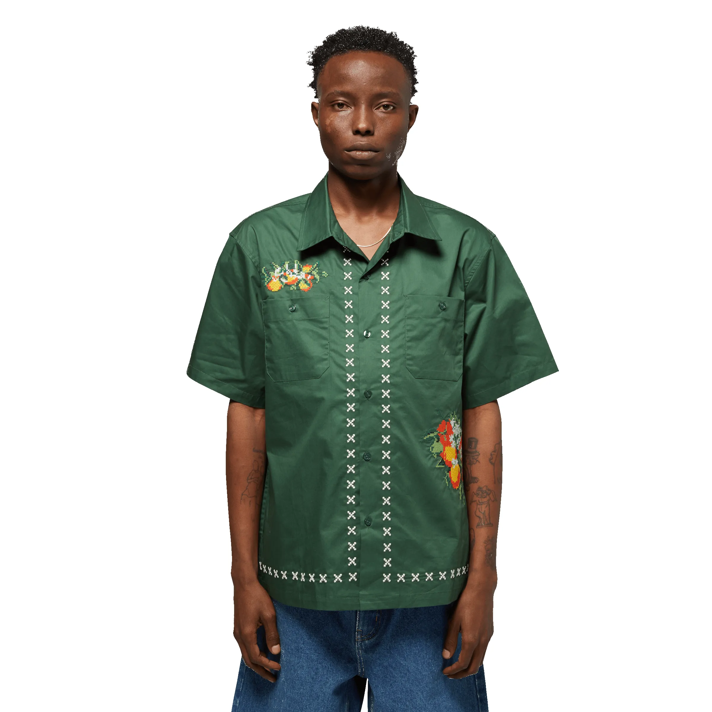 HUF x Midnight Organic Pomona Work Shirt sold by HUF product image thumbnail 5