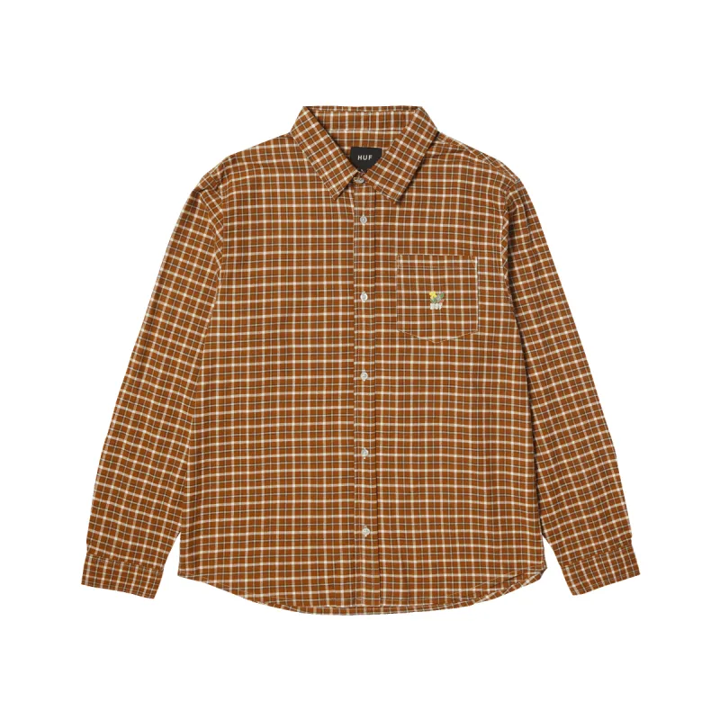 Echo Oxford Plaid Shirt sold by HUF
