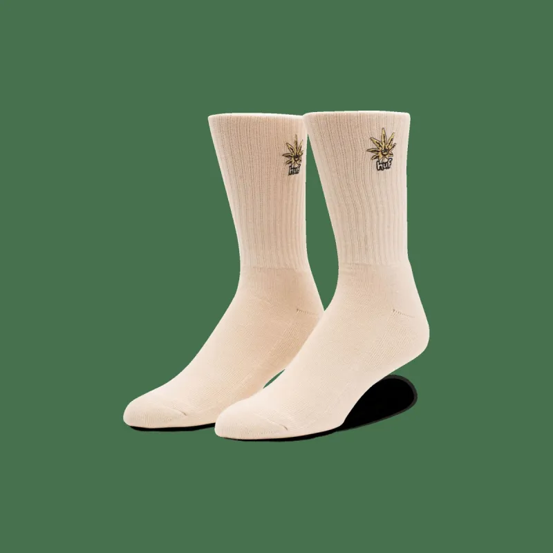 Green Buddy Embroidered Sock sold by HUF