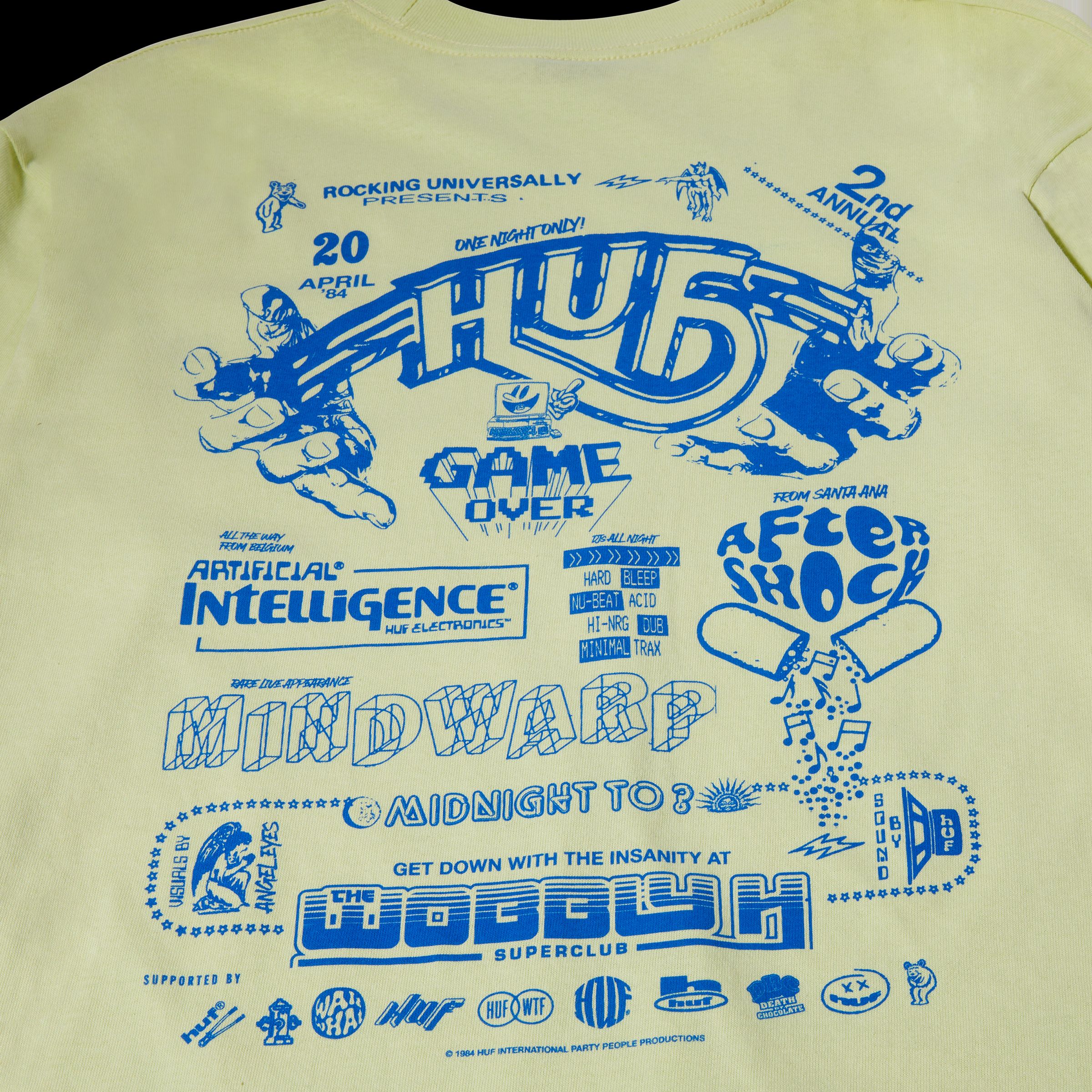 Game Over Long Sleeve T-Shirt sold by HUF product image thumbnail 4