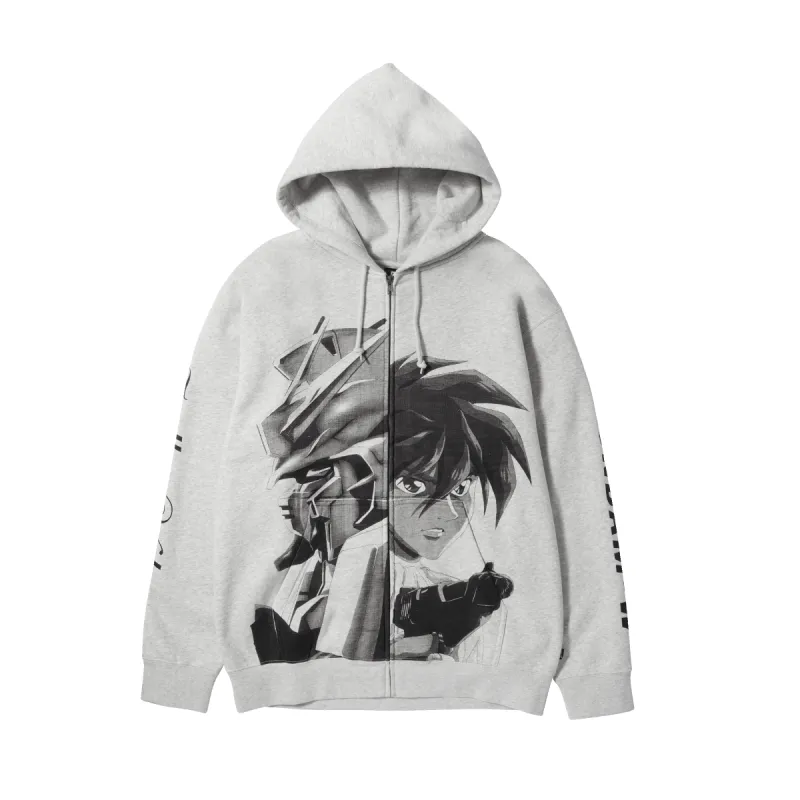 HUF x Gundam Endless Waltz Split F/Z Hoodie made by HUF