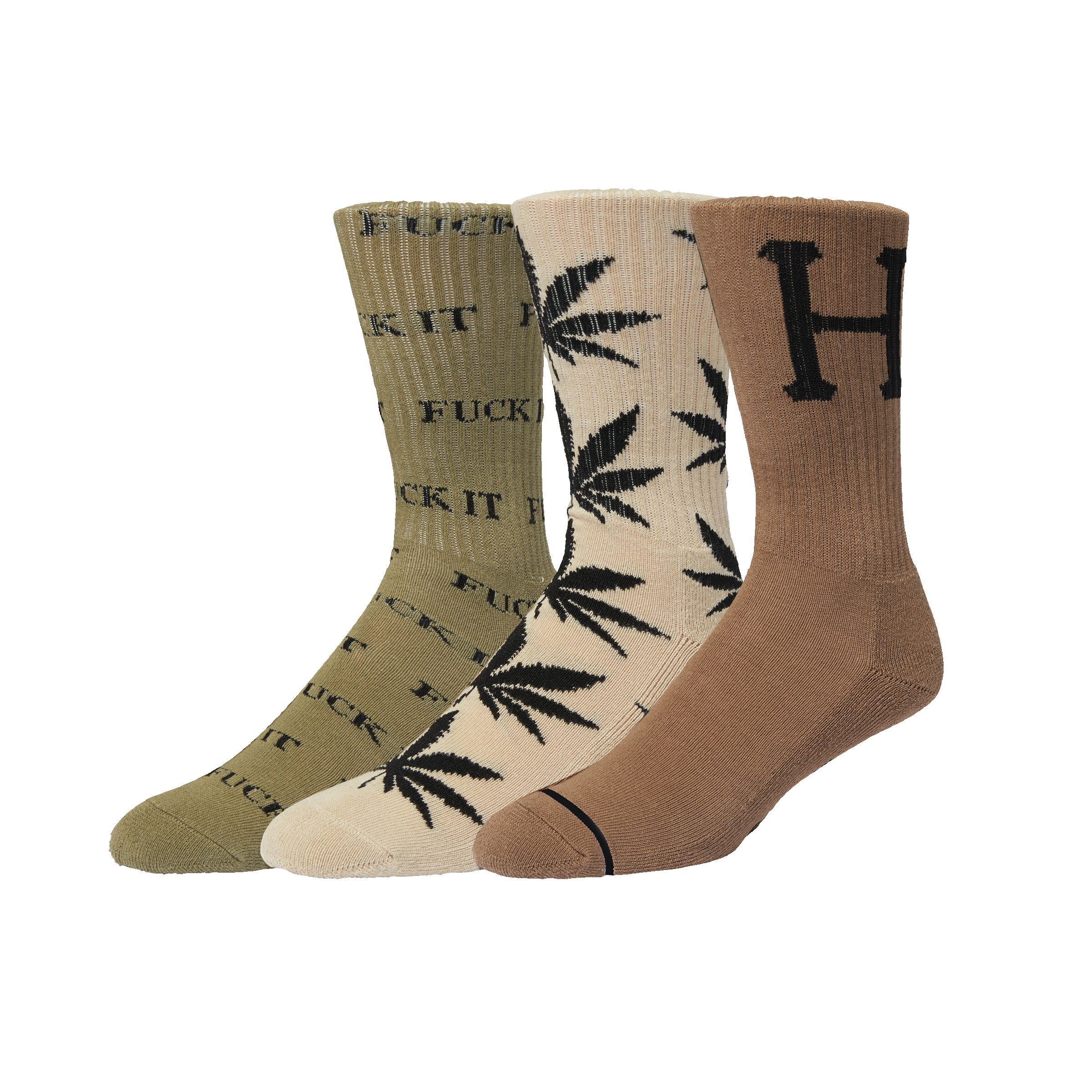 HUF Variety 3-Pack Sock sold by HUF