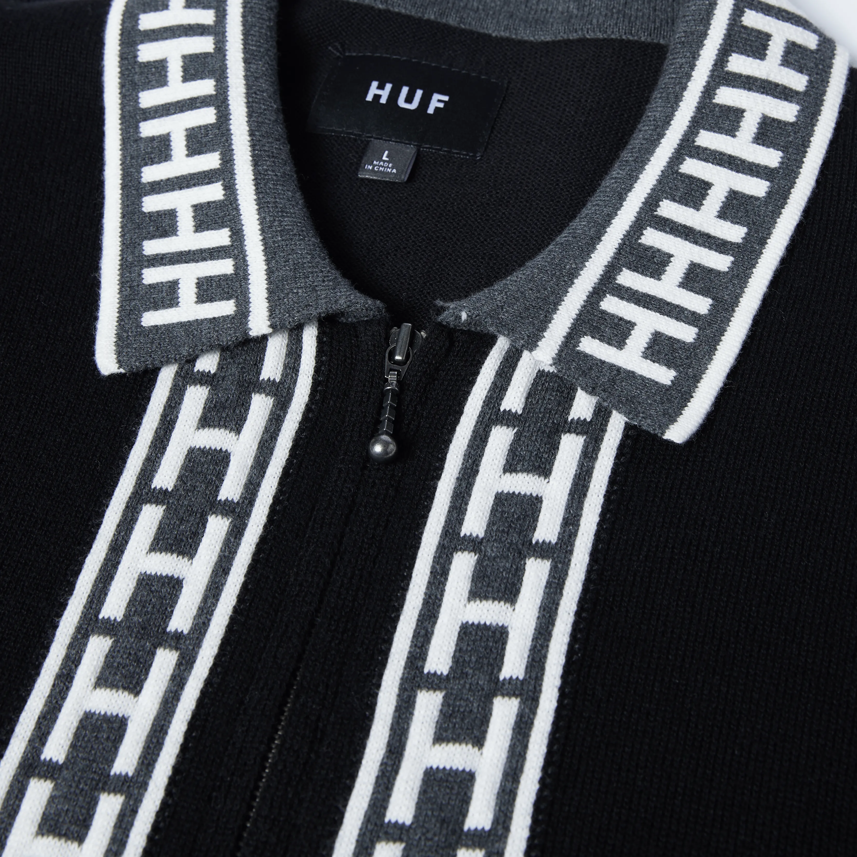 Megablast Jacquard Zip Sweater sold by HUF product image thumbnail 3