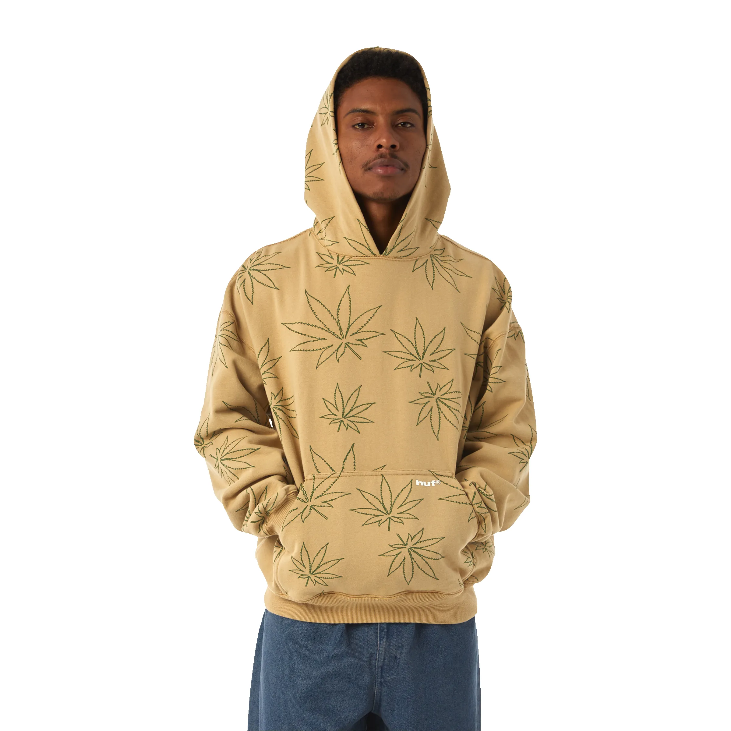 Plantlife Fleece Hoodie sold by HUF product image thumbnail 4