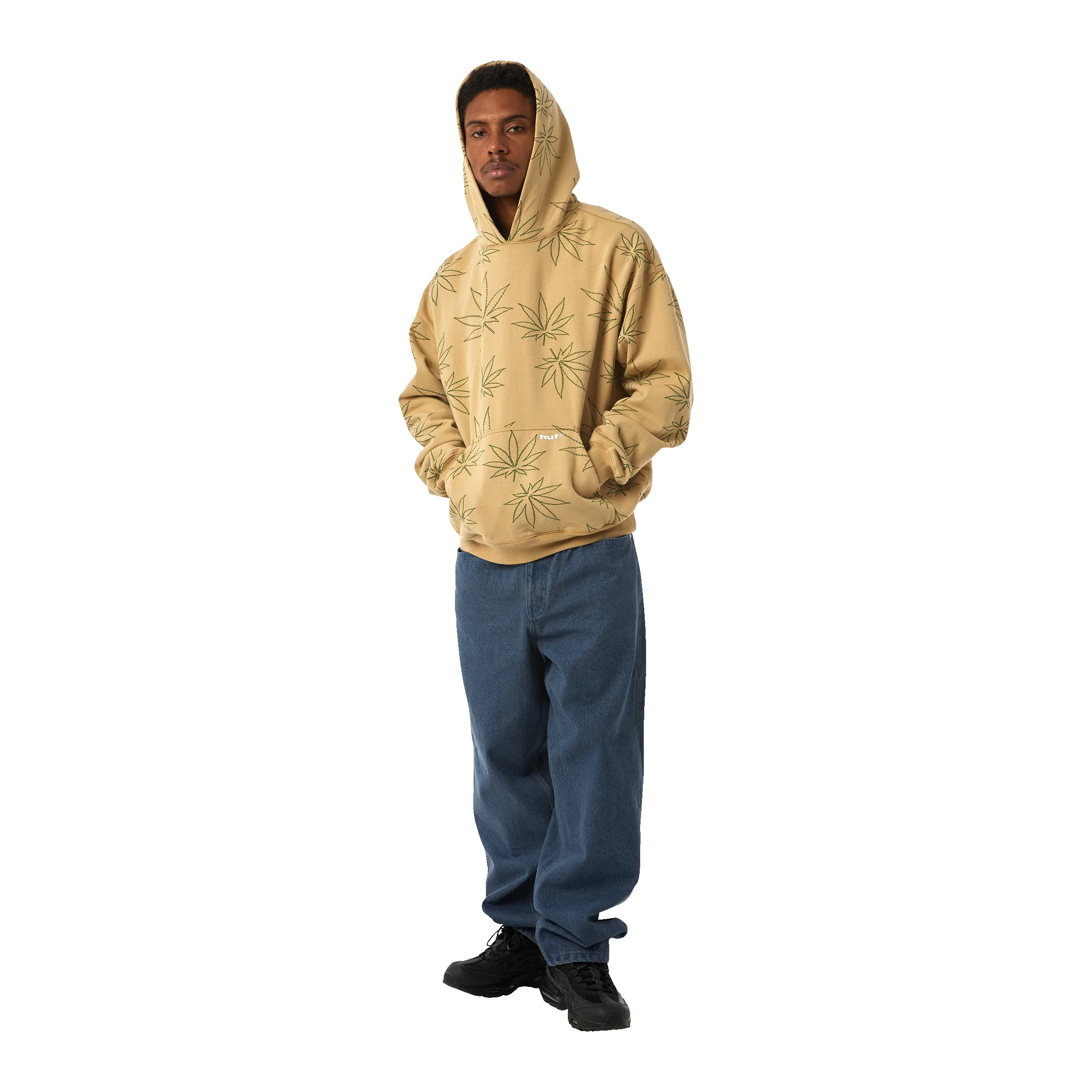 Plantlife Fleece Hoodie sold by HUF product image thumbnail 5