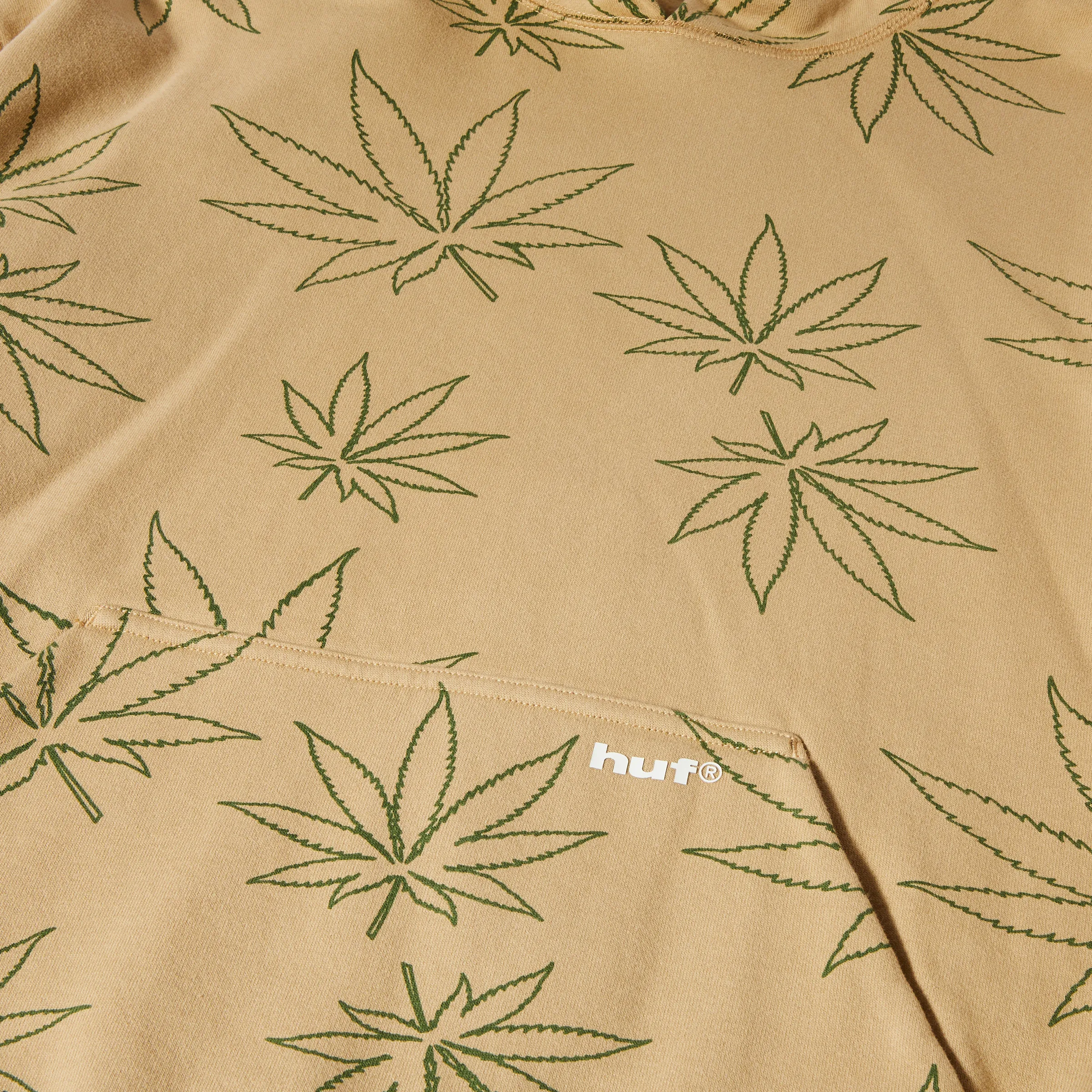 Plantlife Fleece Hoodie sold by HUF product image thumbnail 3