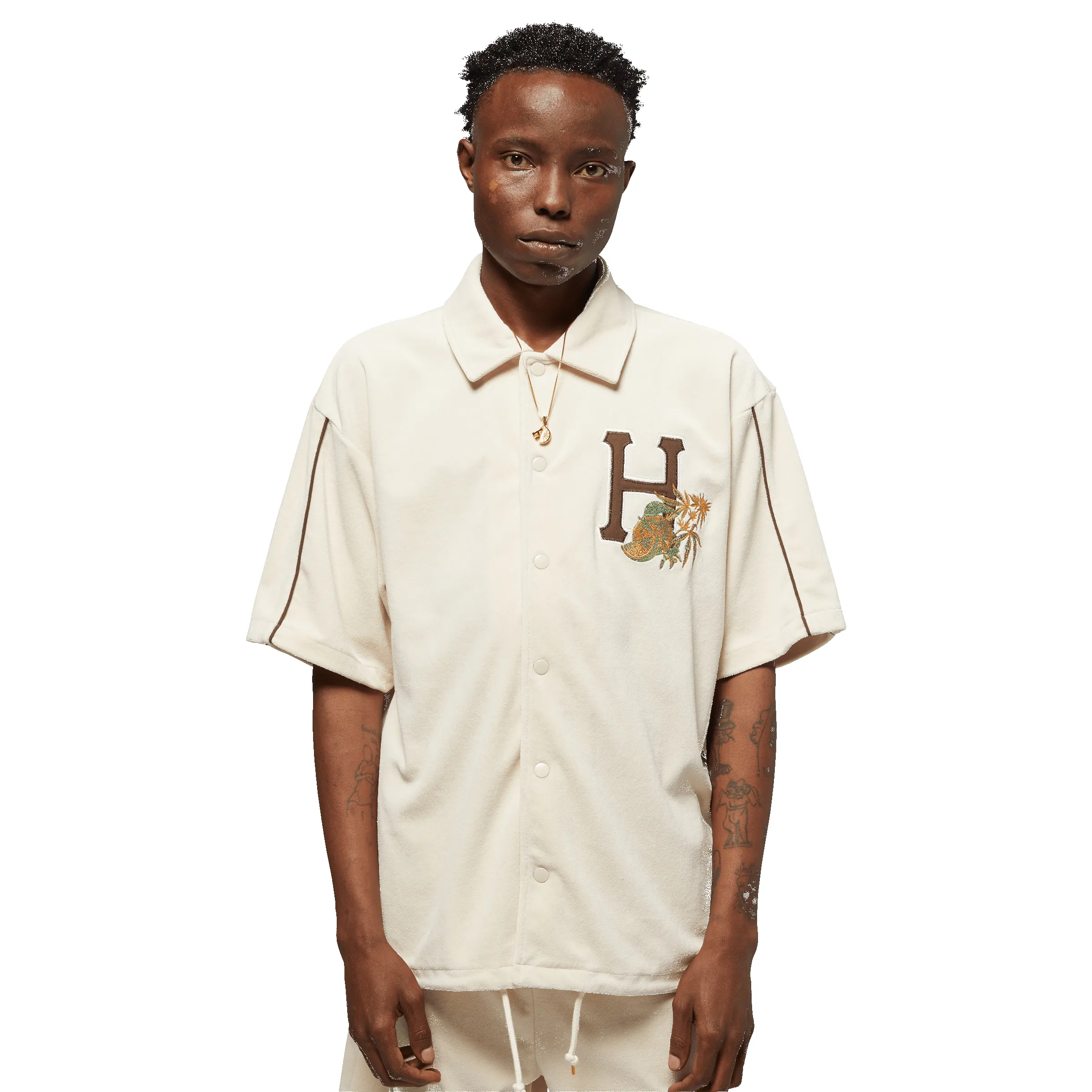 HUF x Midnight Organic H Terry Shirt sold by HUF product image thumbnail 4