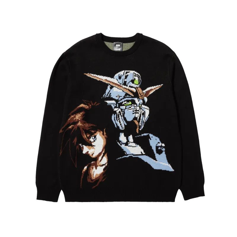 HUF x Gundam Wing Crewneck Sweater sold by HUF