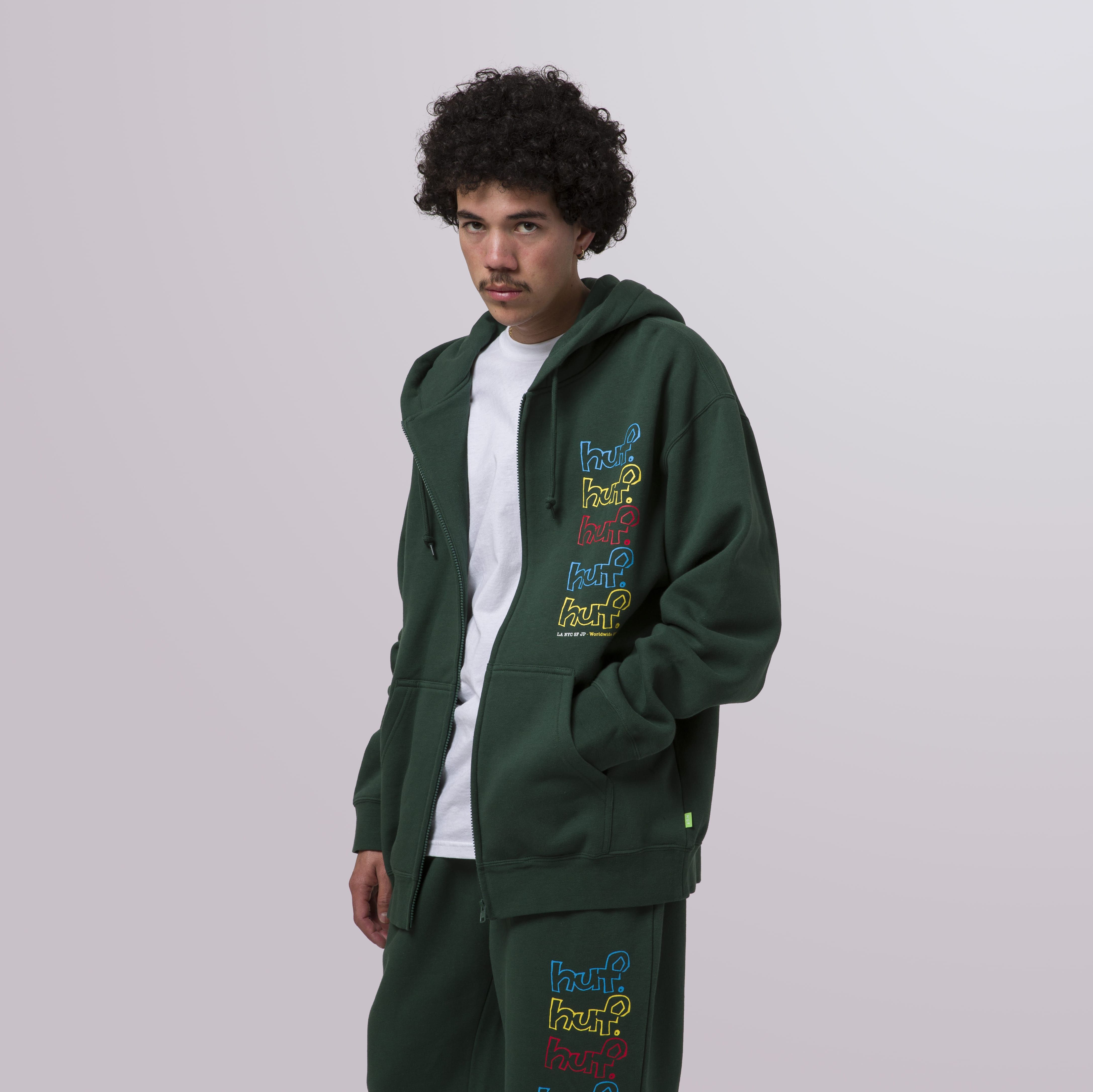 Drop Out Stack Full-Zip Hoodie sold by HUF product image thumbnail 12