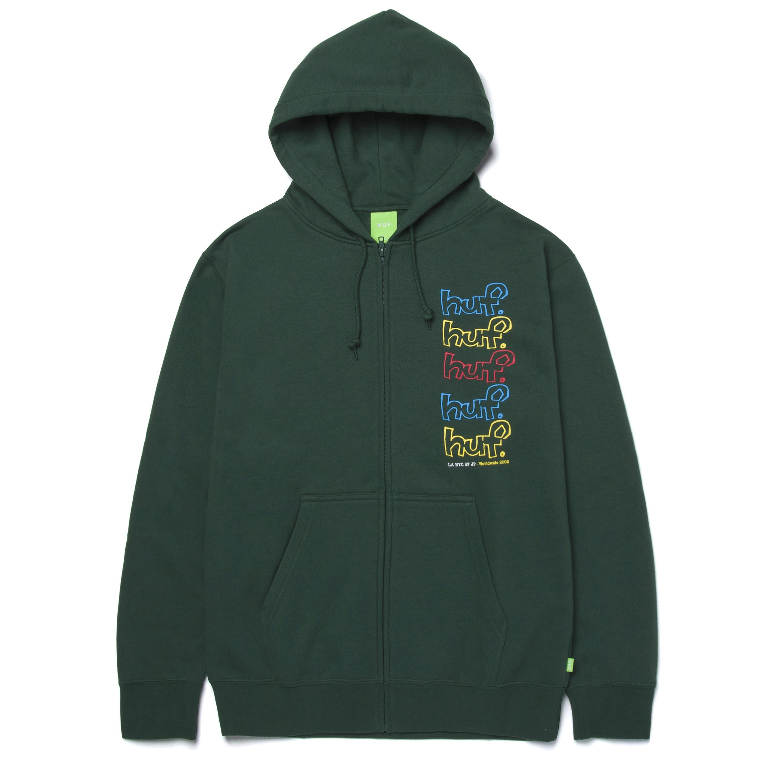 Drop Out Stack Full-Zip Hoodie sold by HUF product image thumbnail 6