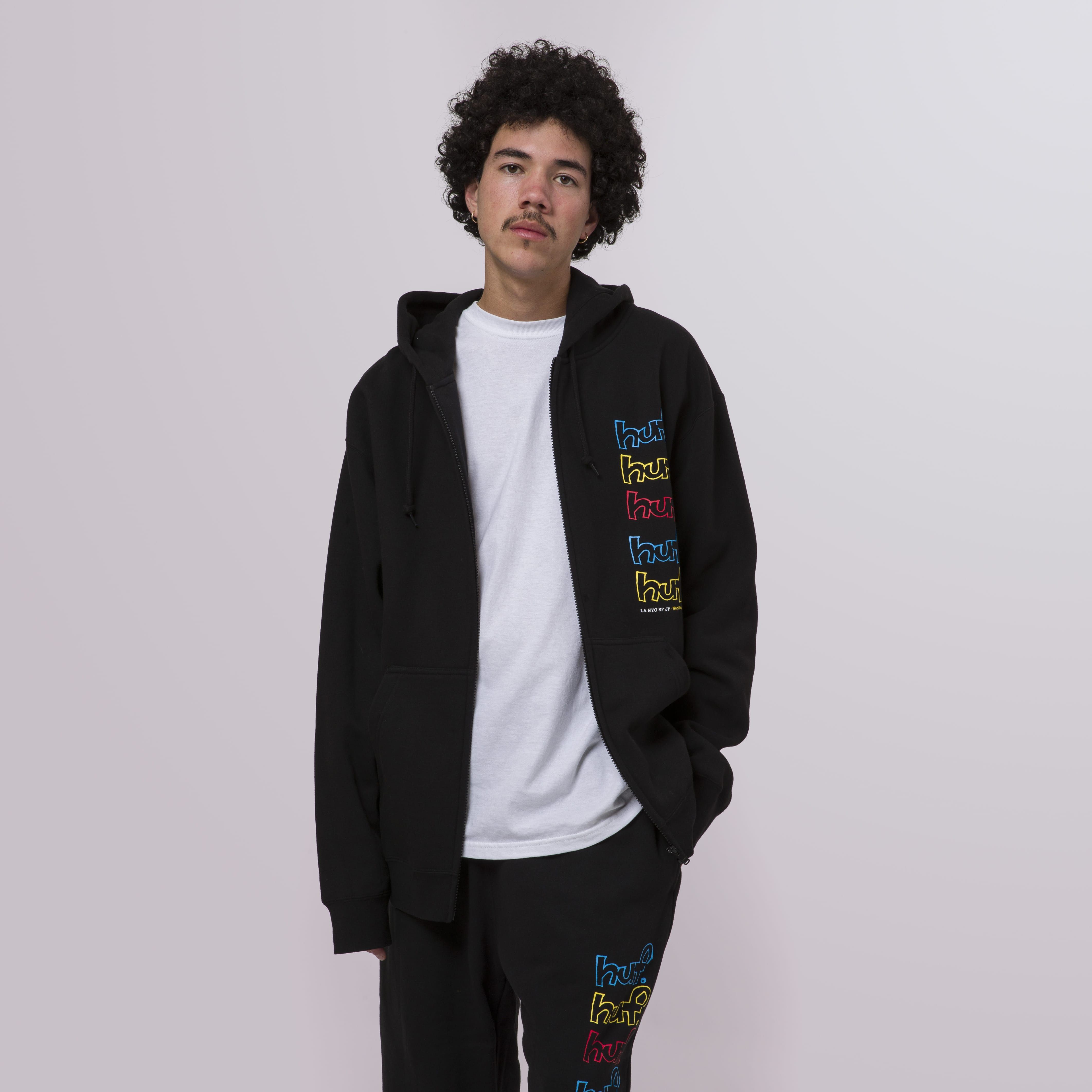 Drop Out Stack Full-Zip Hoodie sold by HUF product image thumbnail 3