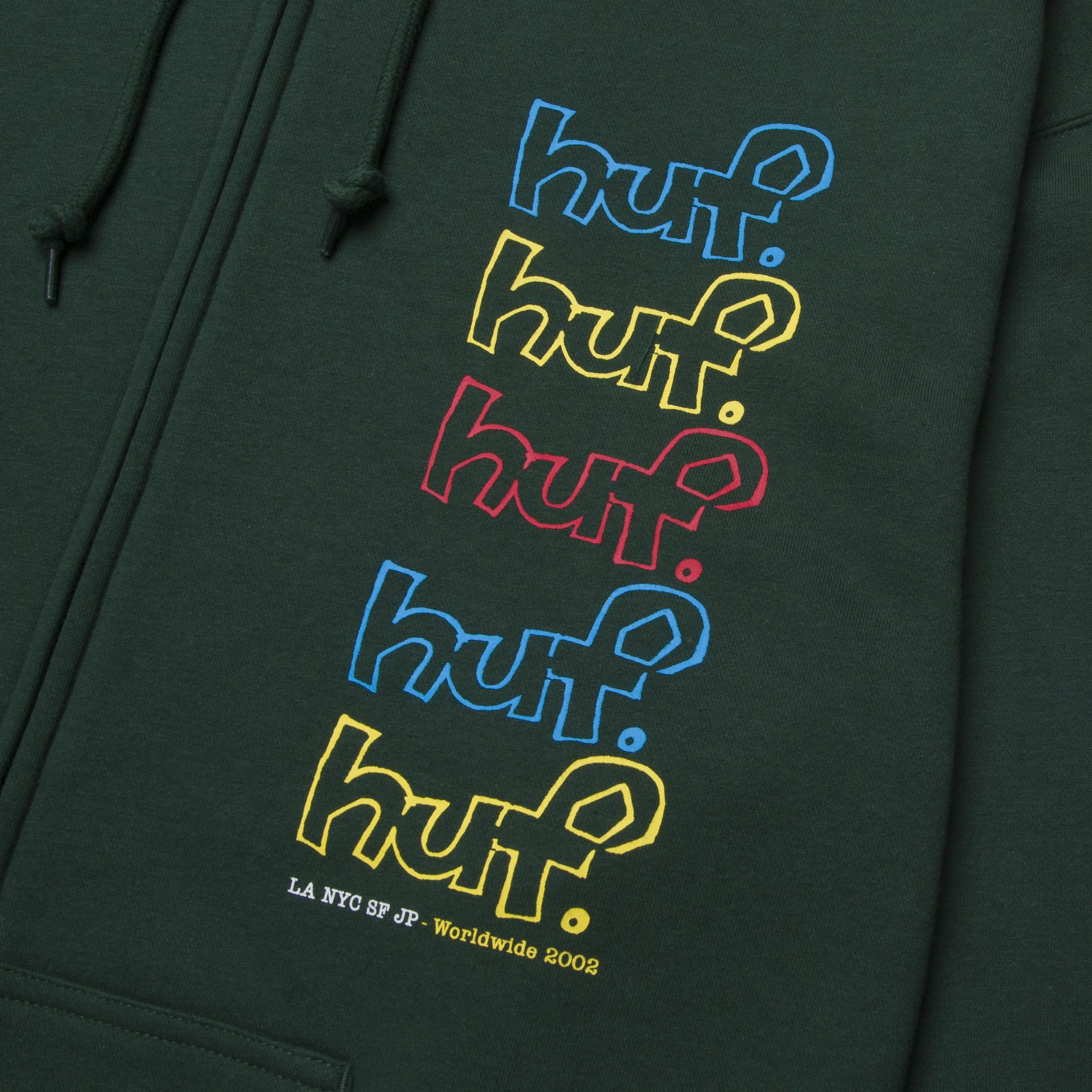 Drop Out Stack Full-Zip Hoodie sold by HUF product image thumbnail 7