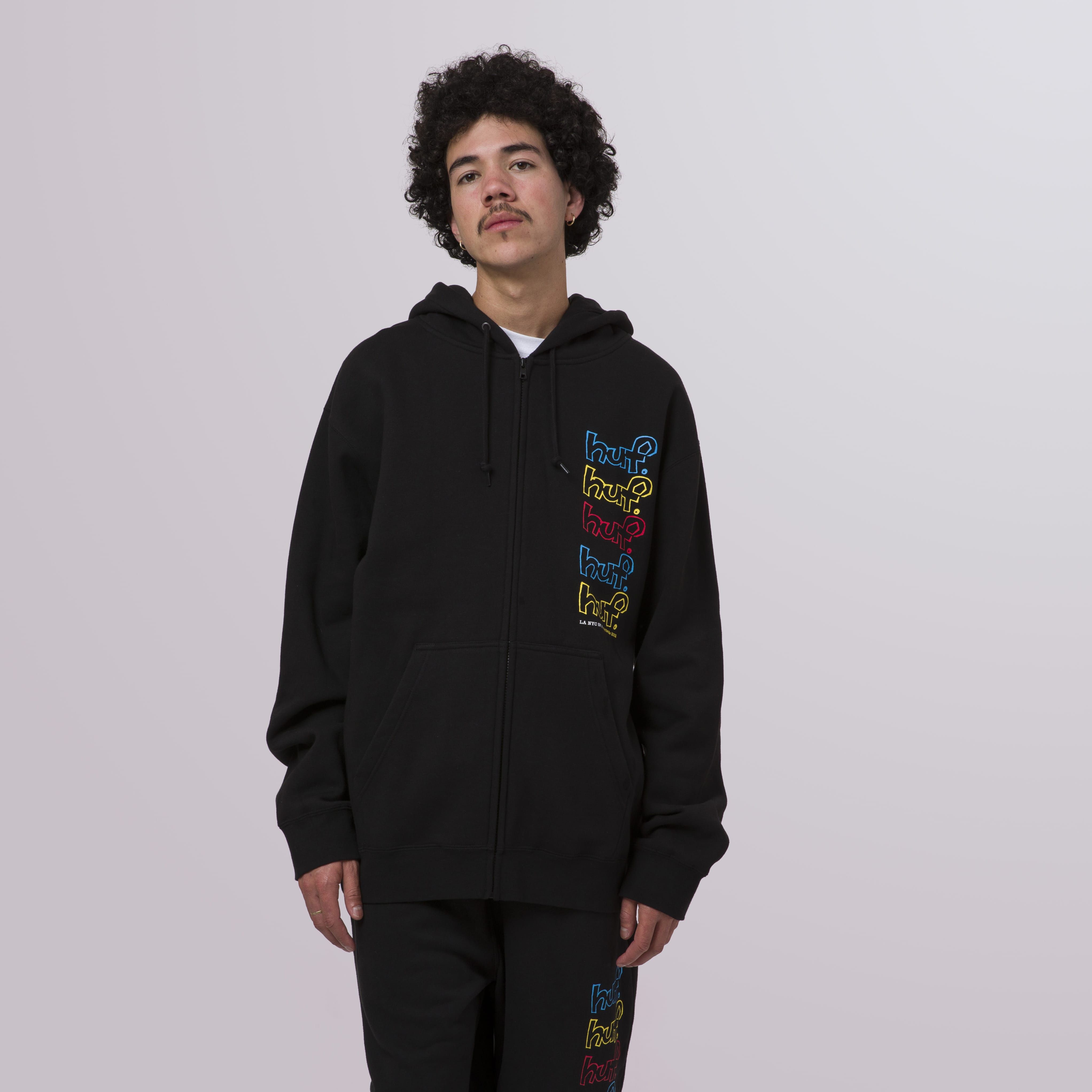 Drop Out Stack Full-Zip Hoodie sold by HUF product image thumbnail 4