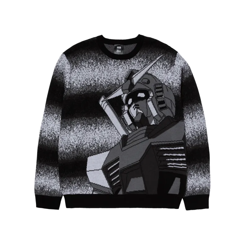 HUF x Gundam Static Crewneck Sweater sold by HUF