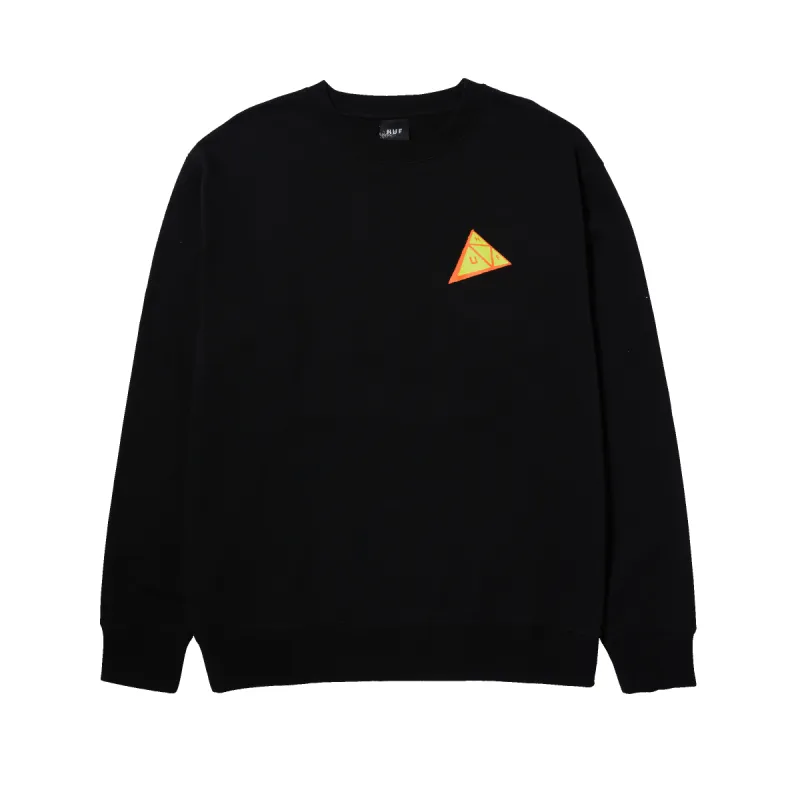 Skewed Triple Triangle Crewneck sold by HUF