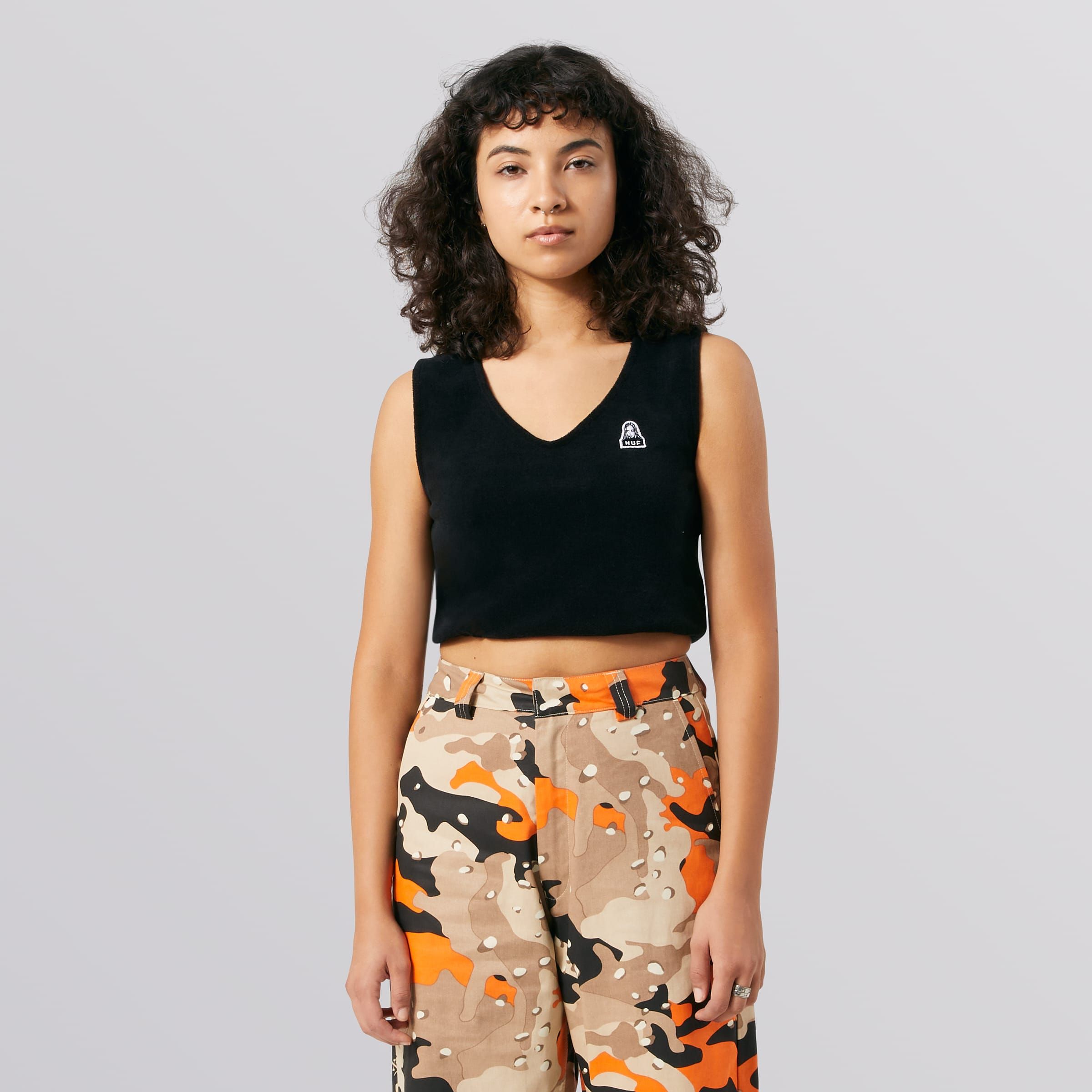 Wah Gwaan Terry Tank Top sold by HUF product image thumbnail 4